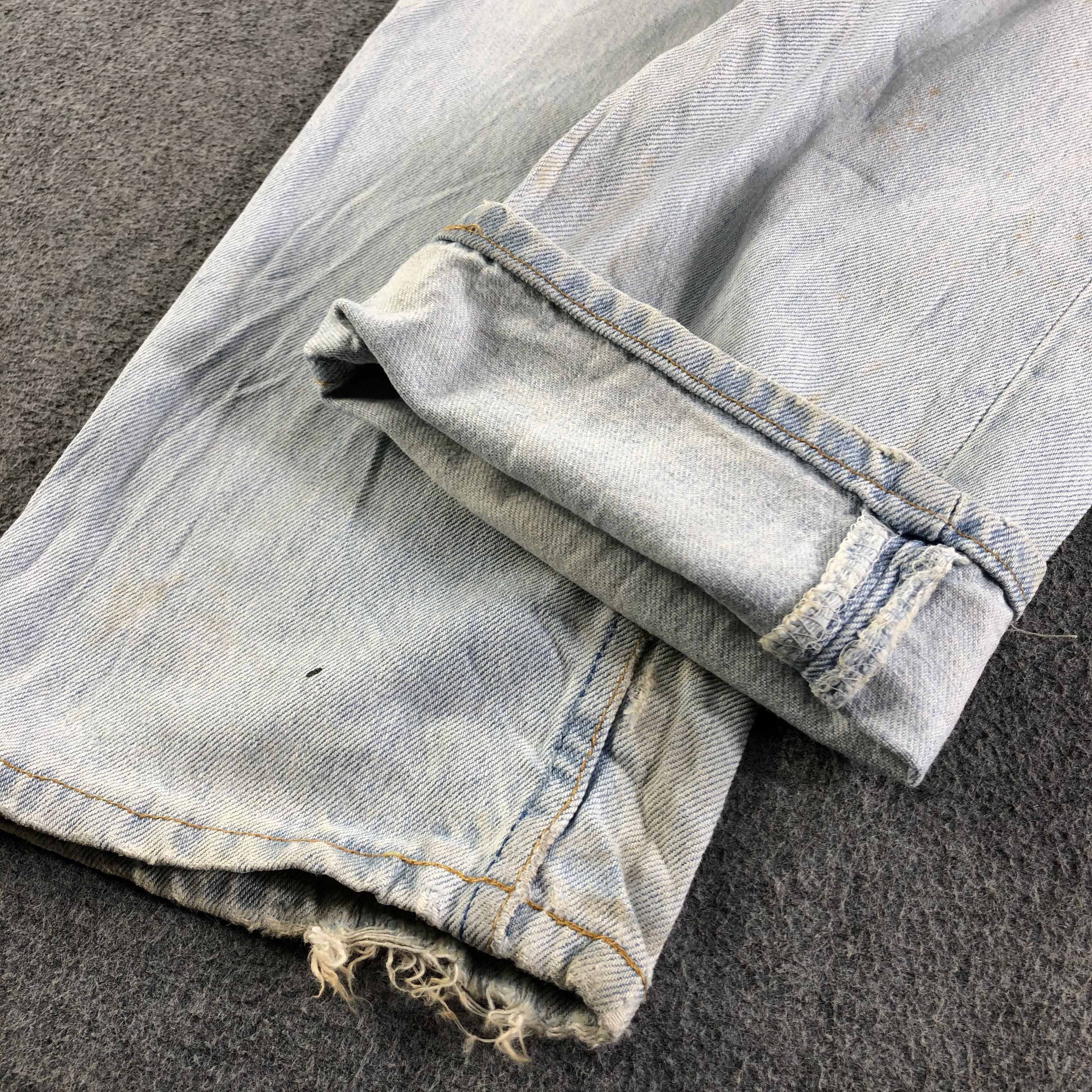 Levi's 90s Vintage Light Wash Levis 501 Jeans-J3008 Size US 30 / EU 46 - 7 Thumbnail