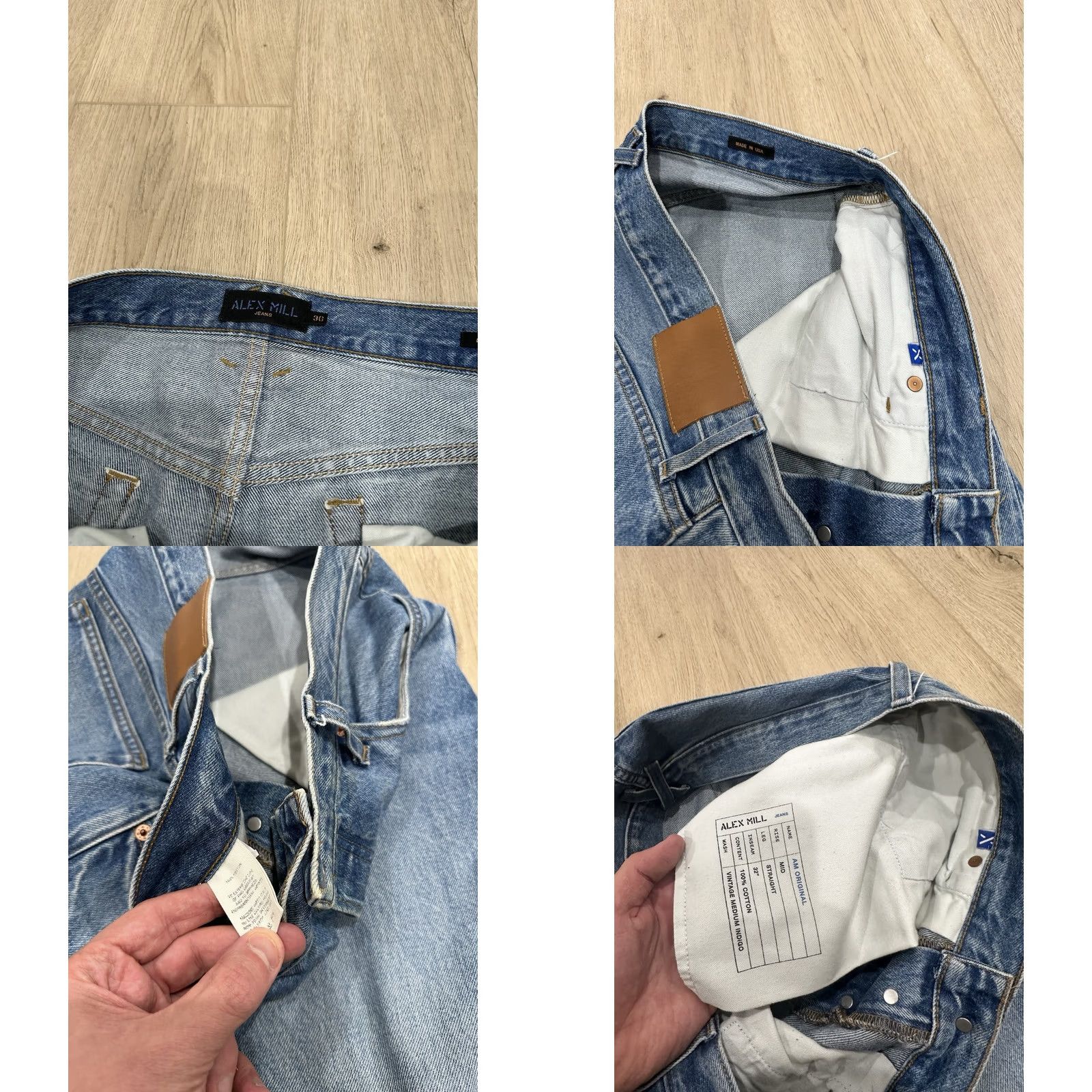 Alex Mill Alex Mill AM Original Denim Jeans 5 Pocket Size 36x29 Men Blue Regular Straight 29 Inseam Size US 36 / EU 52 - 8 Thumbnail