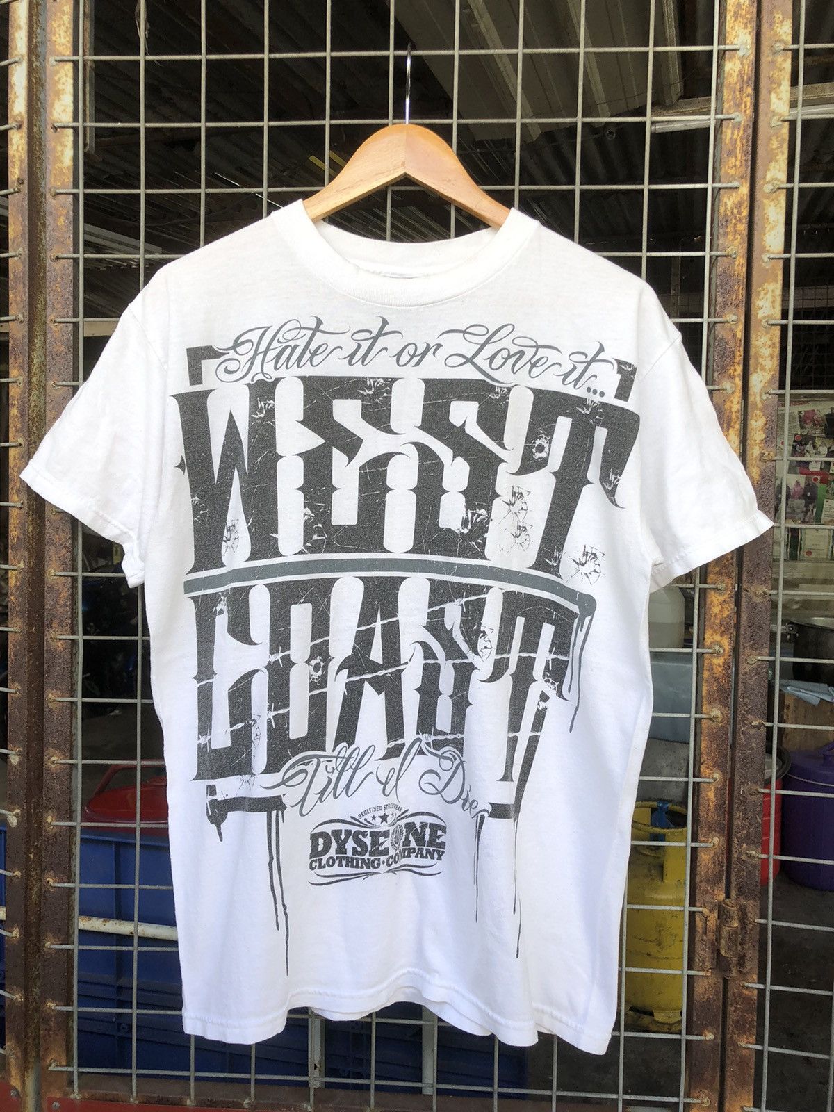 Rap Tees × Vintage Vintage Y2K Dyse One Clothing West Coast Tshirt Size US M / EU 48-50 / 2 - 1 Thumbnail