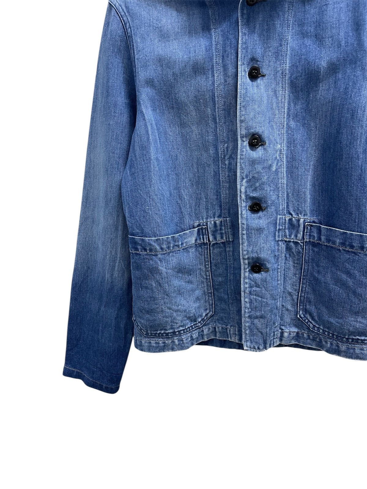Blue Blue Japan Vintage Blue Blue Faded Denim Jacket Size US S / EU 44-46 / 1 - 3 Thumbnail