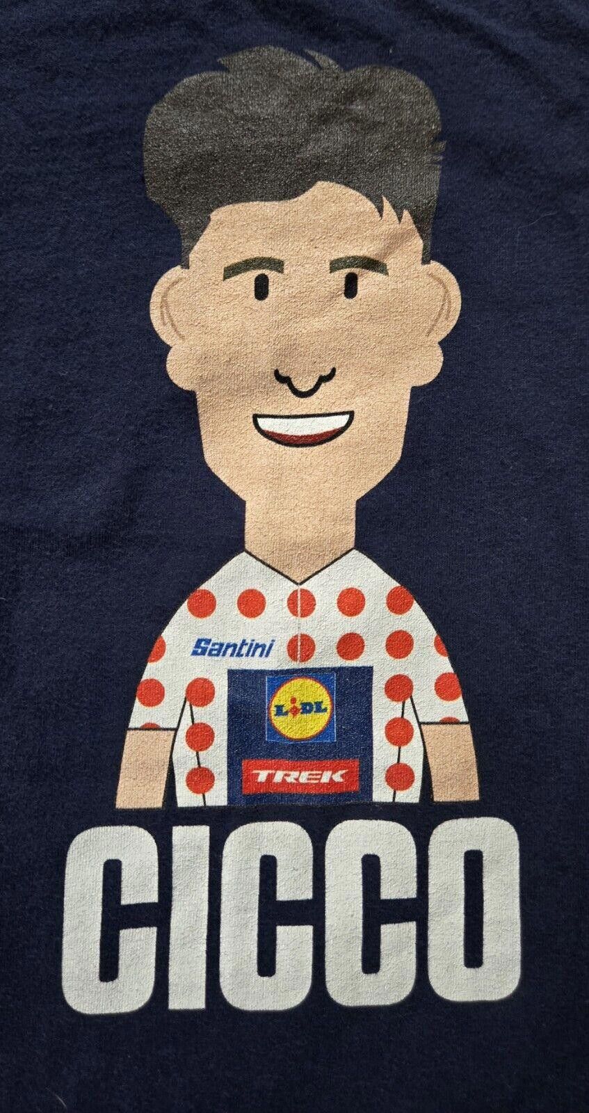 Designer Bontrager TREK SRAM "Cicco" Italian Bicyclist Tshirt Sz Med Size US M / EU 48-50 / 2 - 7 Thumbnail