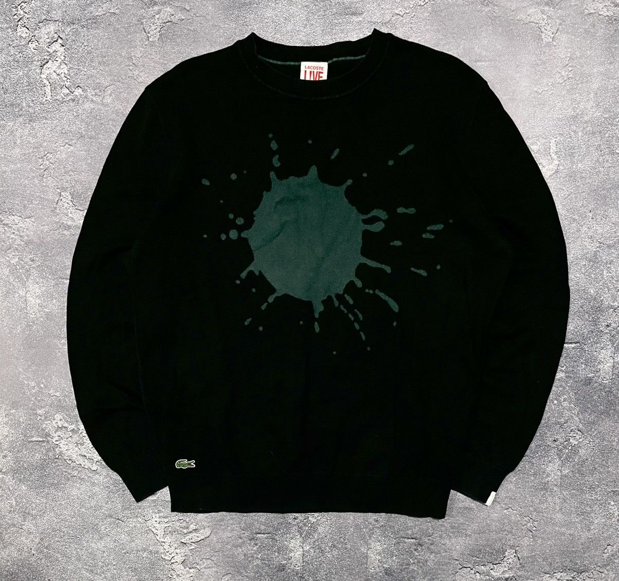 Lacoste Vintage Lacoste Live Mens Y2K Sweater Size US L / EU 52-54 / 3 - 1 Thumbnail