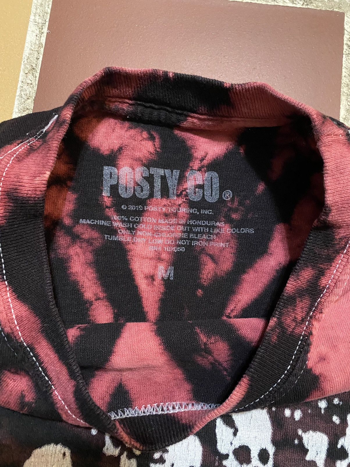 Band Tees Post Malone 2019 Hollywood’s Bleeding Live Tie-dye shirt Size US M / EU 48-50 / 2 - 6 Thumbnail