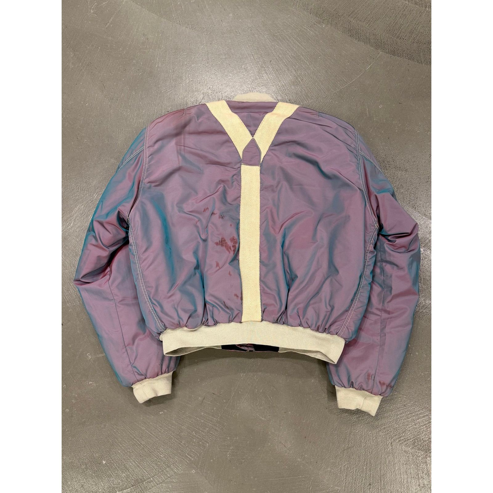 Giorgio Armani A/W1993 Emporio Armani iridescent oversized bomber jacket Size US M / EU 48-50 / 2 - 2 Thumbnail