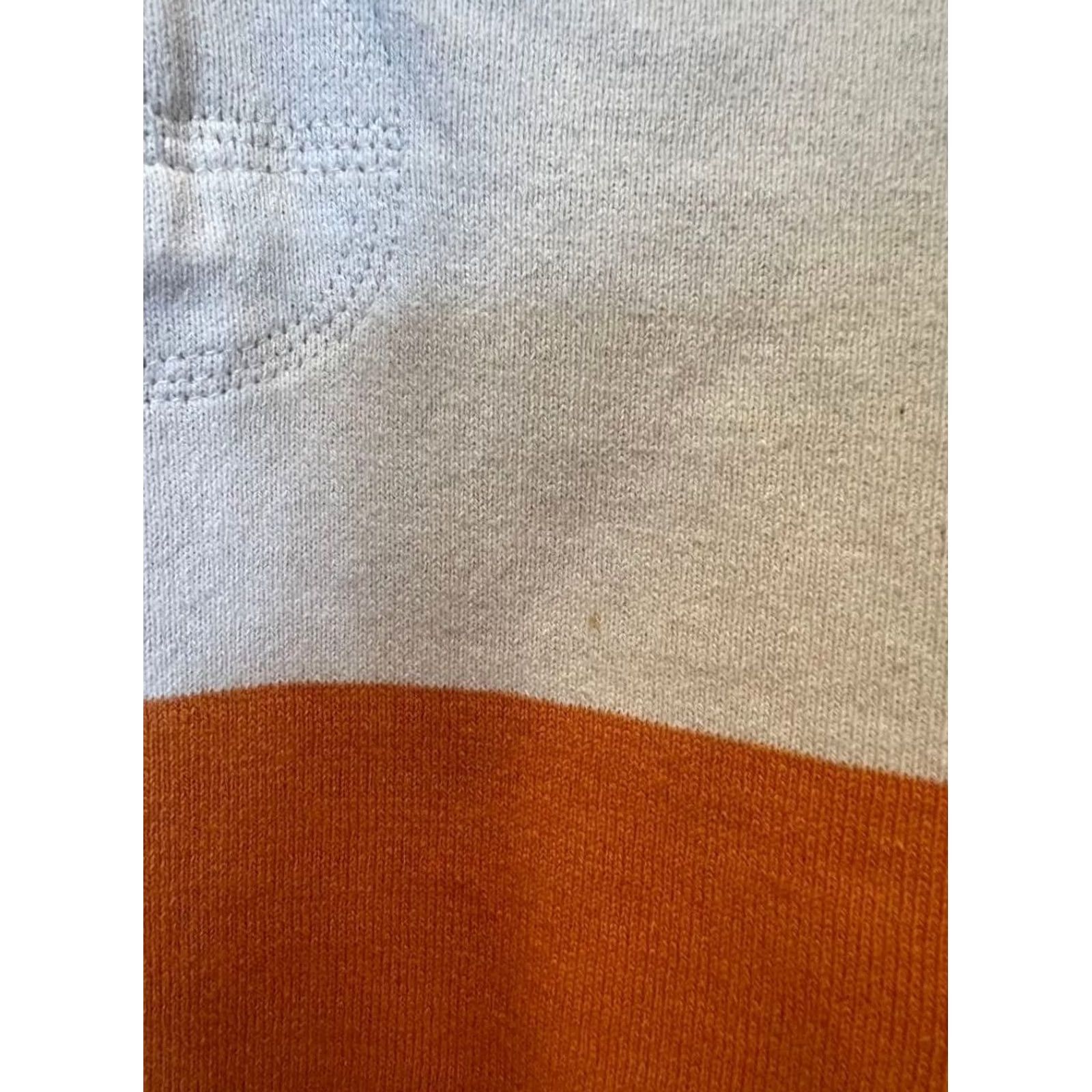 Kapital KAPITAL rugby shirt striped size 2 orange and white USED mens Size US XS / EU 42 / 0 - 3 Thumbnail