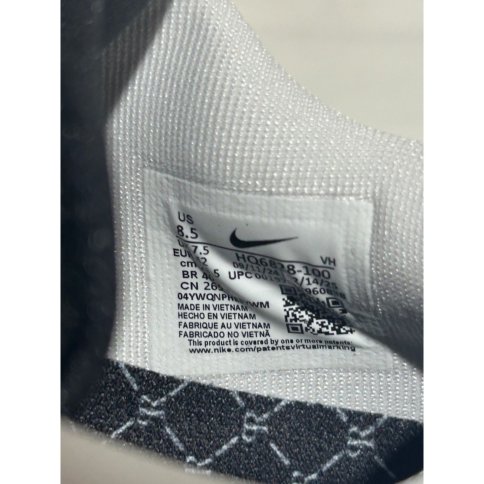 Nike NIKE SB ZOOM PAUL RODRIGUEZ 1 WHITE BLACK 2025 SIZE 8.5 NEW Size US 8.5 / EU 41-42 - 5 Thumbnail