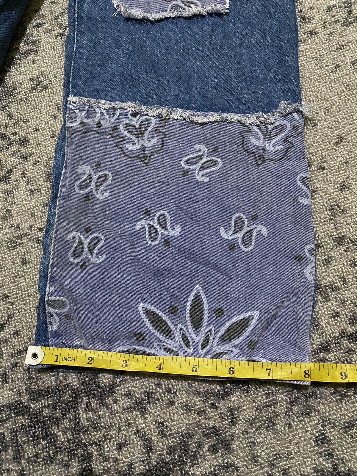 Hysteric Glamour Y2k boohoo blue “Kapital style” paisley pants Size US 30 / EU 46 - 15 Thumbnail