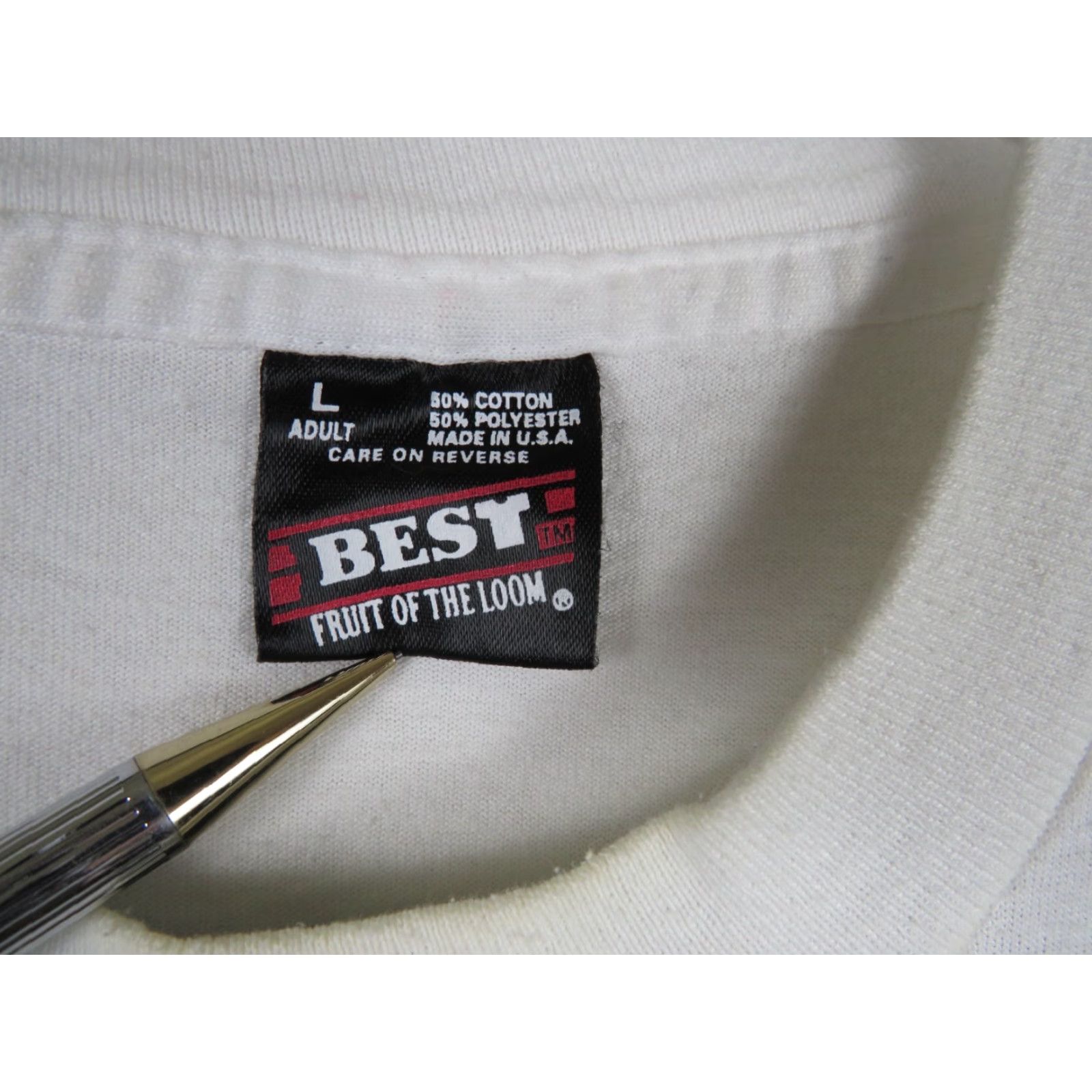 Fruit Of The Loom VINTAGE Chariton Classic Bike Ride Best Black Tag Bicycle USA adult L VTG T-Shirt Size US L / EU 52-54 / 3 - 3 Thumbnail