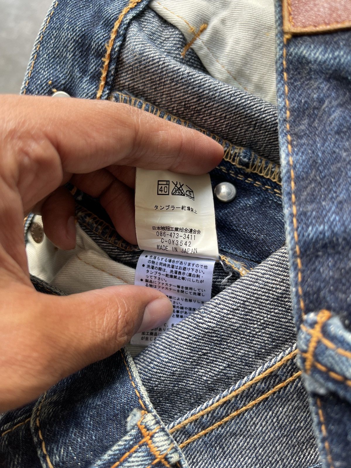 Distressed Eternal Half Selvedge Denim
