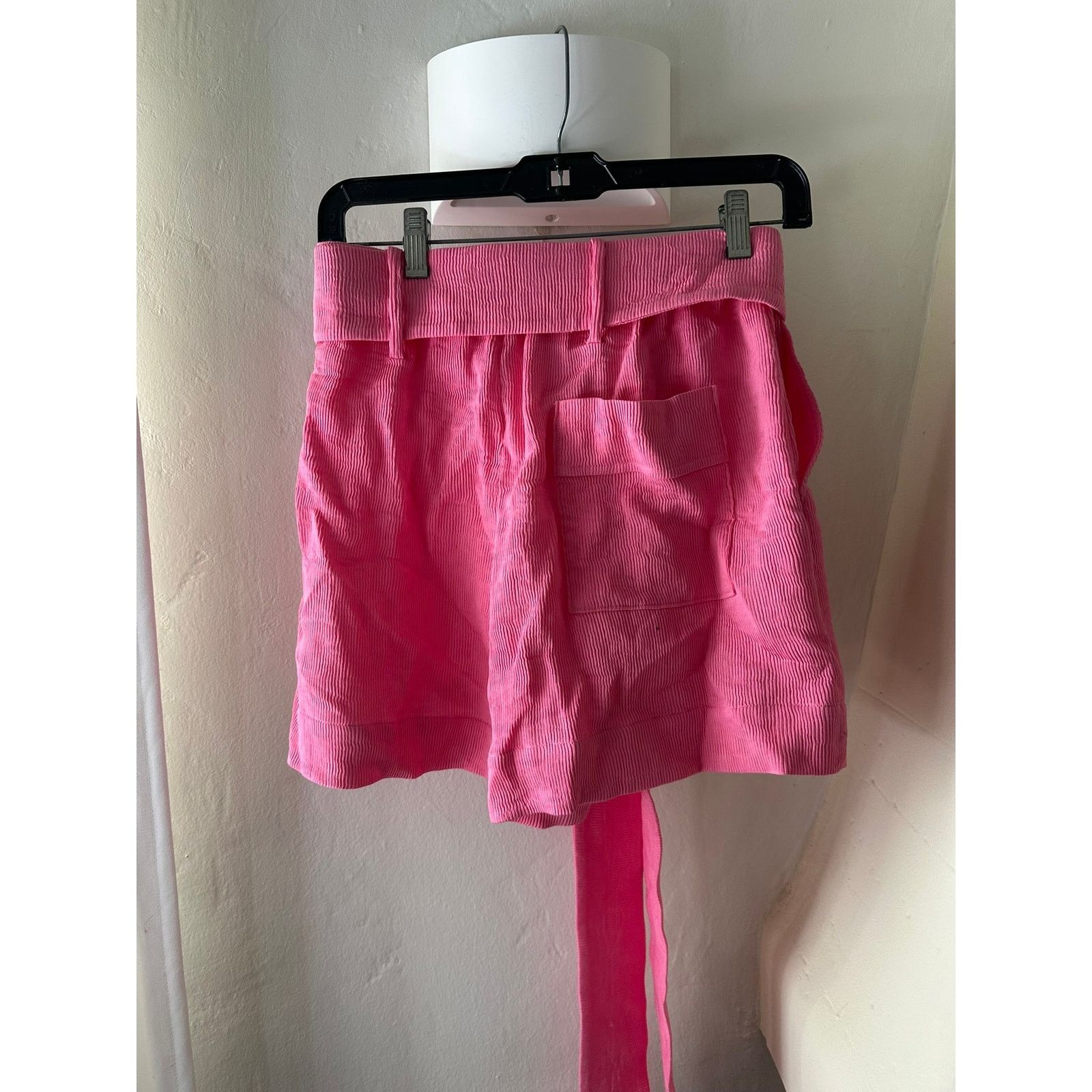 Staud STAUD Sage Rib Pleat Tie Shorts 4 Size 27" / US 4 / IT 40 - 4 Thumbnail