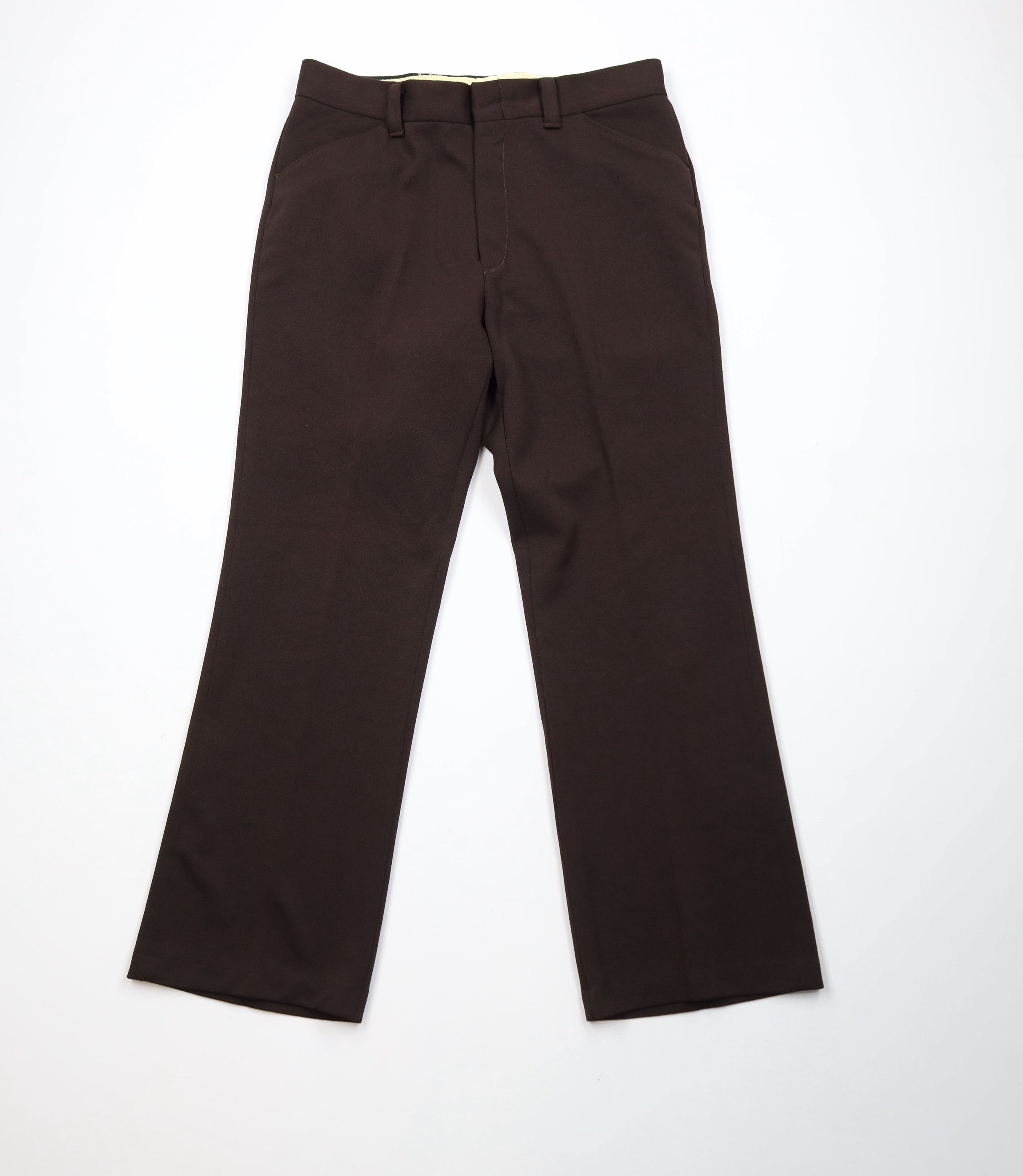 Vintage Vintage 70s Streetwear Wide Leg Bell Bottoms Chino Pants USA Size US 34 / EU 50 - 1 Thumbnail