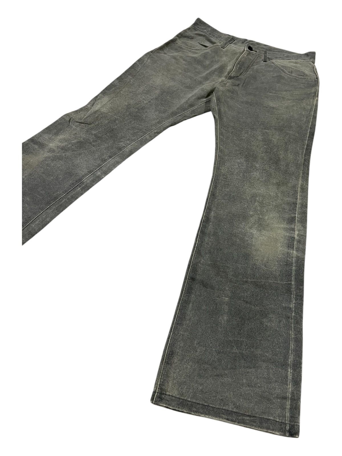 Final Home Tete Homme Flare Hem Mud Max LGB Style Jeans Pants Size US 29 - 6 Thumbnail