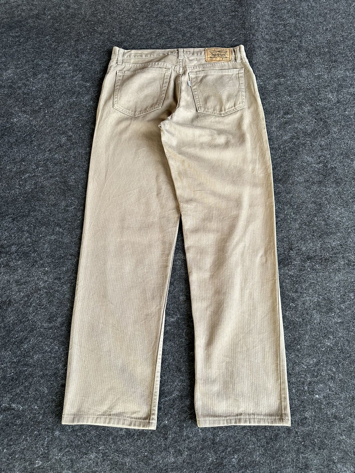 Levi's Limited Levis 443 Italy Brown Vintage Denim D519 Size US 32 / EU 48 - 4 Thumbnail