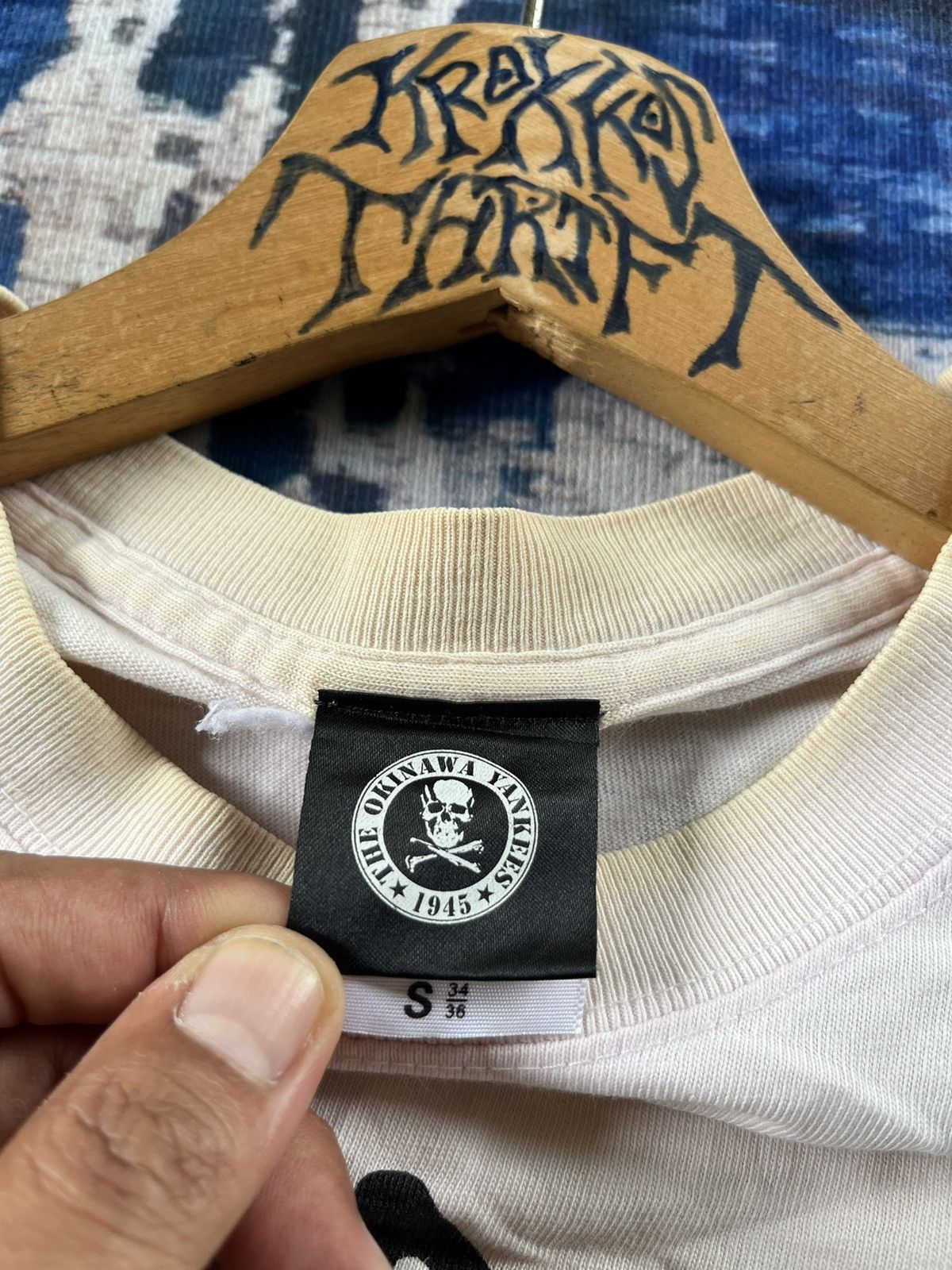 Japanese Brand 💥The Okinawa Yankees Skull Rider Big Logo Tee 🇯🇵 Size US S / EU 44-46 / 1 - 5 Thumbnail
