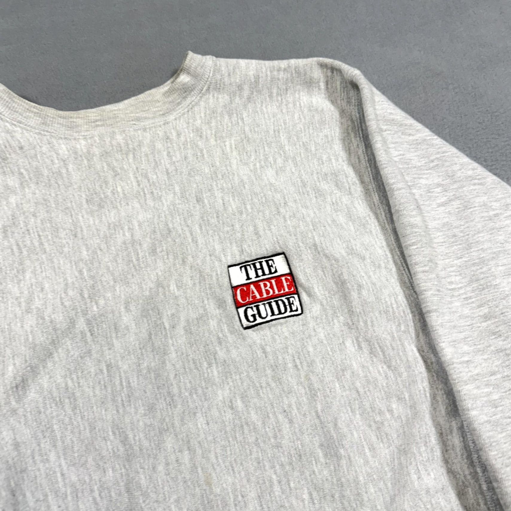 Champion Champion Sweatshirt Mens 2XL Gray Fleece Crewneck Reverse Weave Cable Guide Size US XXL / EU 58 / 5 - 2 Thumbnail