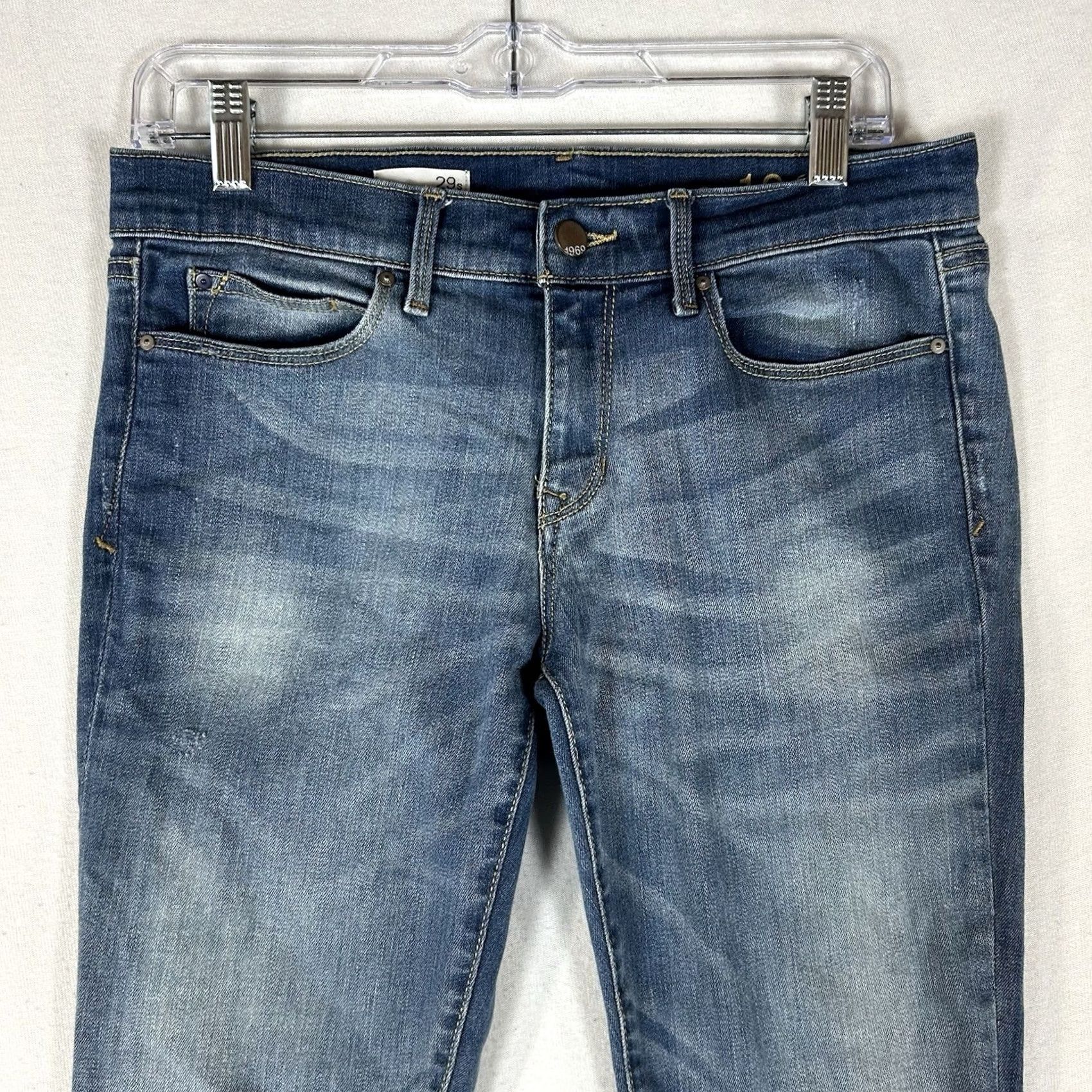 Gap Gap 1969 Legging Jeans Womens 29 Short Blue Denim Skinny Mid Rise 29S Casual S-M-L? Size 29" - 2 Thumbnail