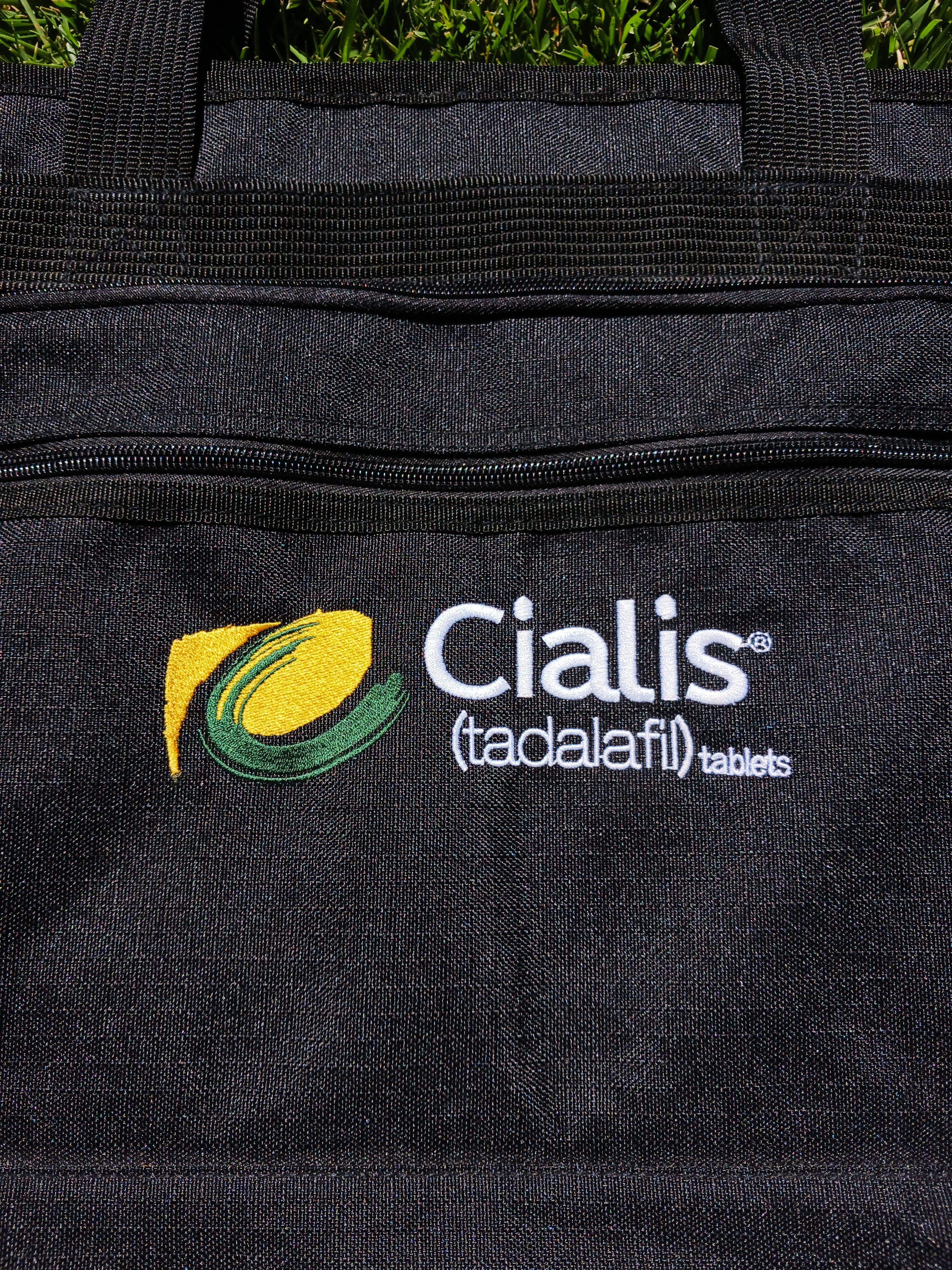 Vintage Cialis "Multi-Pocket" Vintage 2000s Gemline Pharma Tote Bag Size ONE SIZE - 3 Thumbnail