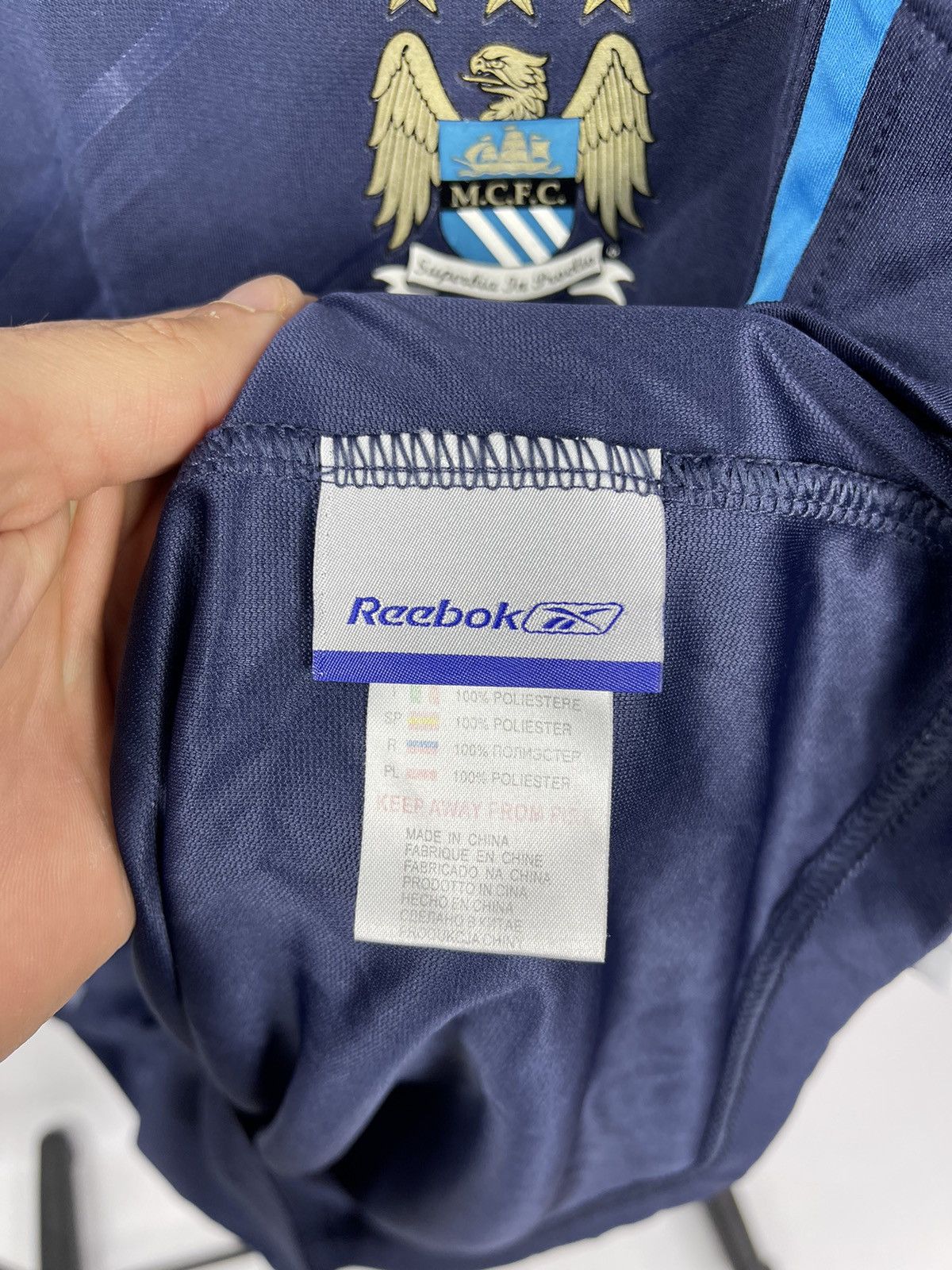 Reebok Authentic Manchester City 2005 2006 Football Shirt XL Reebok Size US XL / EU 56 / 4 - 6 Thumbnail
