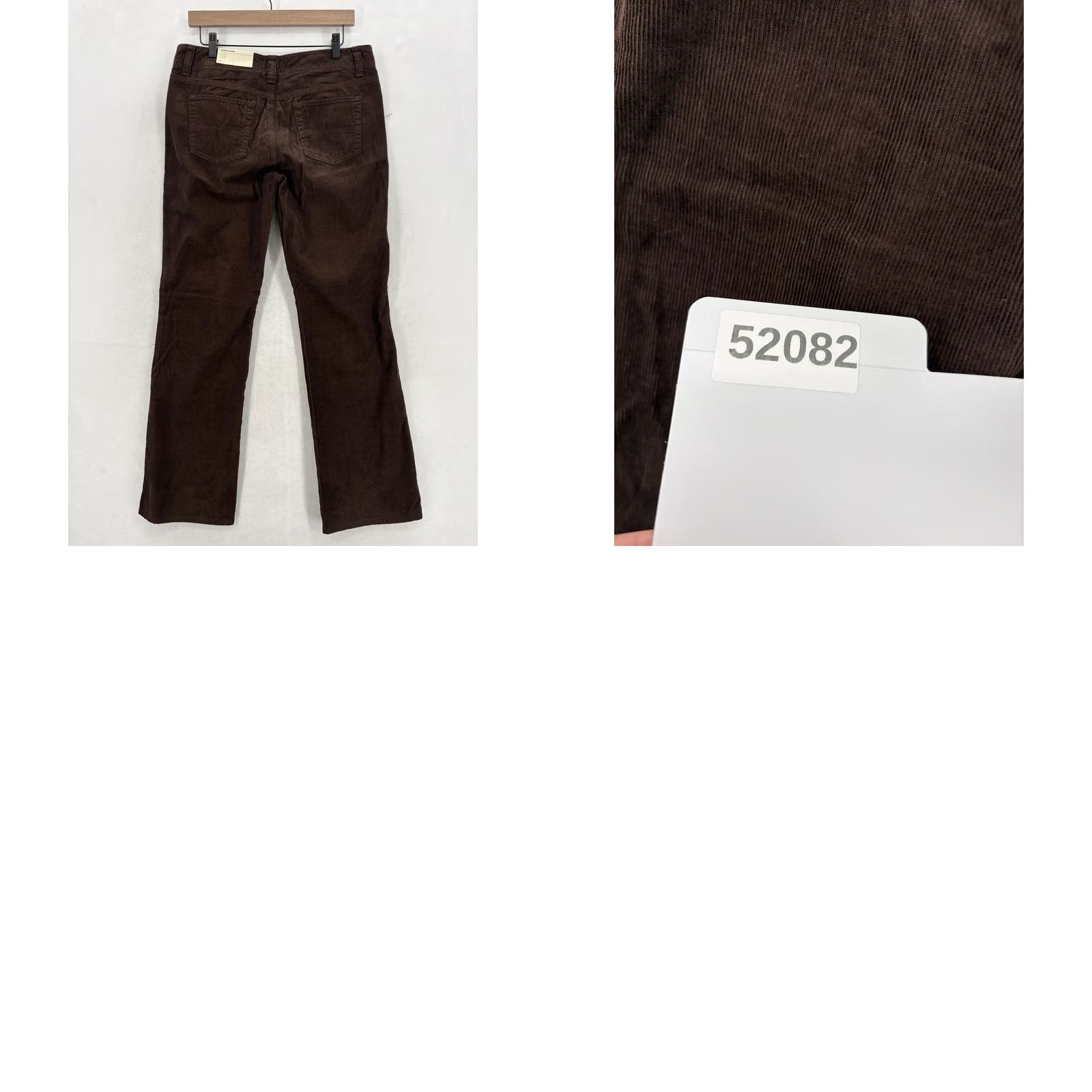 Express VINTAGE Express Sarula Cord Pants Womens 10 Brown Low Rise Flare Corduroy Khakis 90s Womens Size 32" / US 10 / IT 46 - 10 Thumbnail