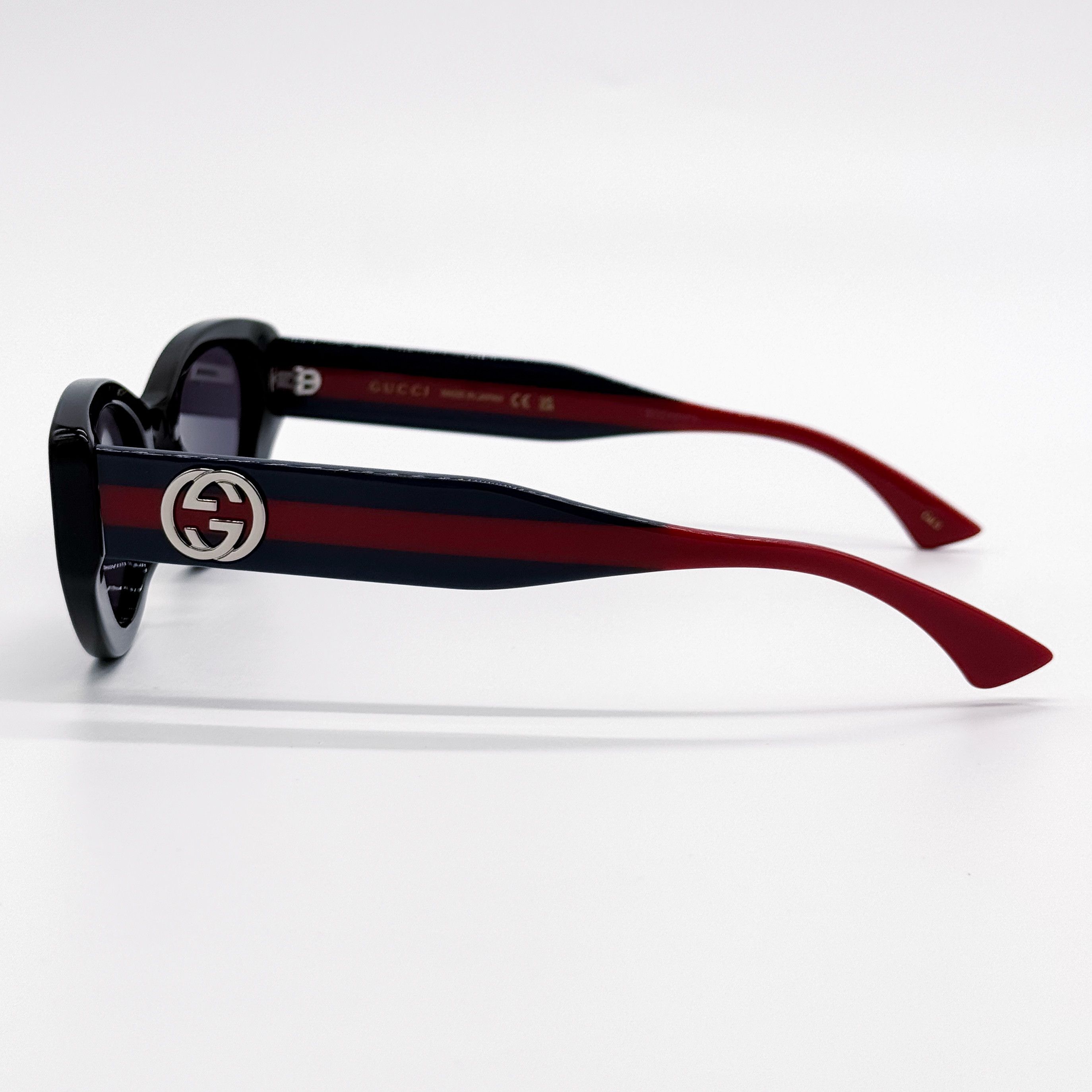 Gucci NEW GUCCI GG1862S 004 CAT EYE BLACK/BLUE WOMEN SUNGLASSES Size ONE SIZE - 7 Thumbnail
