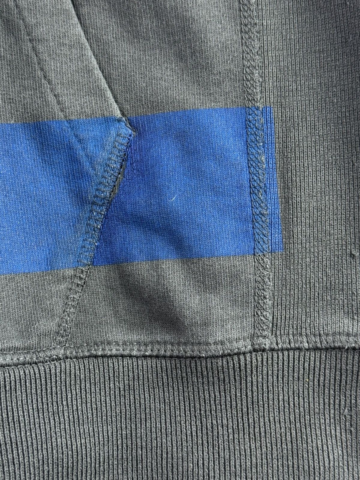 Helmut Lang Helmut Lang Blue Striped “Standard Bars” Hoodie Size US XL / EU 56 / 4 - 16 Thumbnail