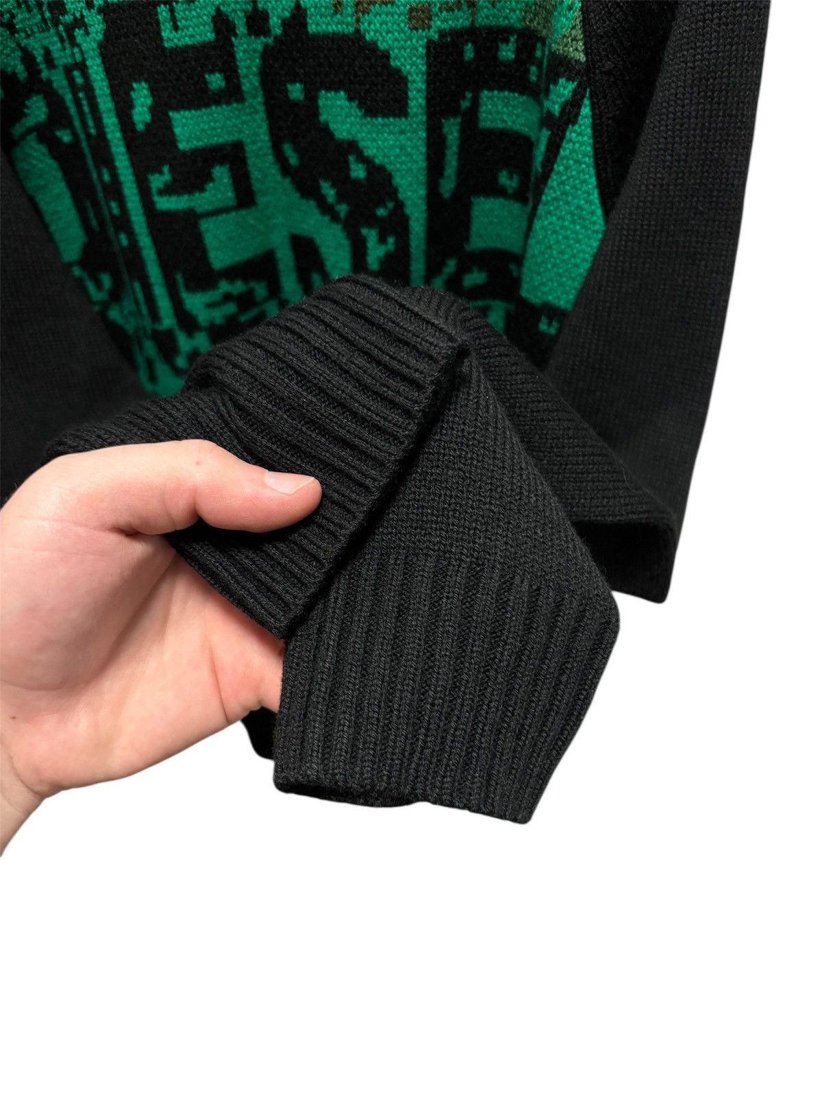 Diesel Y2K Diesel Sweter Japanese Style Big Logo Luxury Designer Size US M / EU 48-50 / 2 - 3 Thumbnail