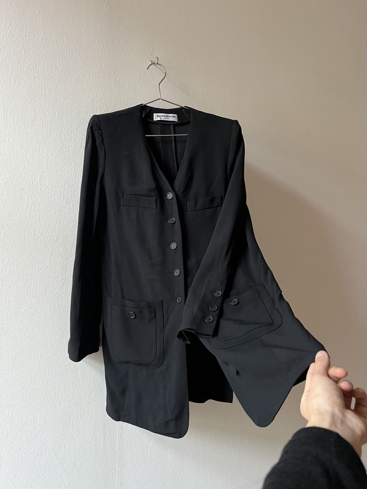 Sonia Rykiel Sonia Rykiel Full Pants Blazer Set Ann Demeulemeester Style Size 27" / US 4 / IT 40 - 9 Thumbnail