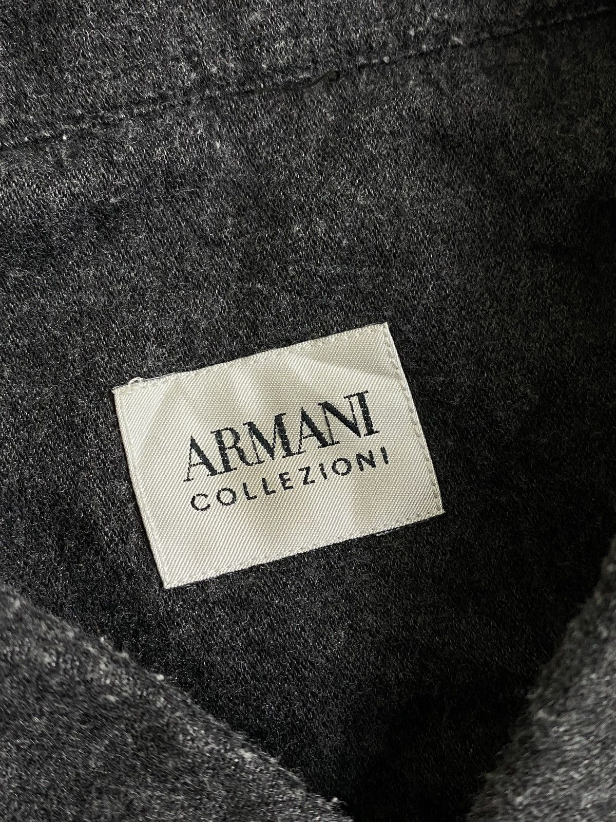 Armani Collezioni Armani collezioni dark grey button shirt Size US L / EU 52-54 / 3 - 6 Thumbnail