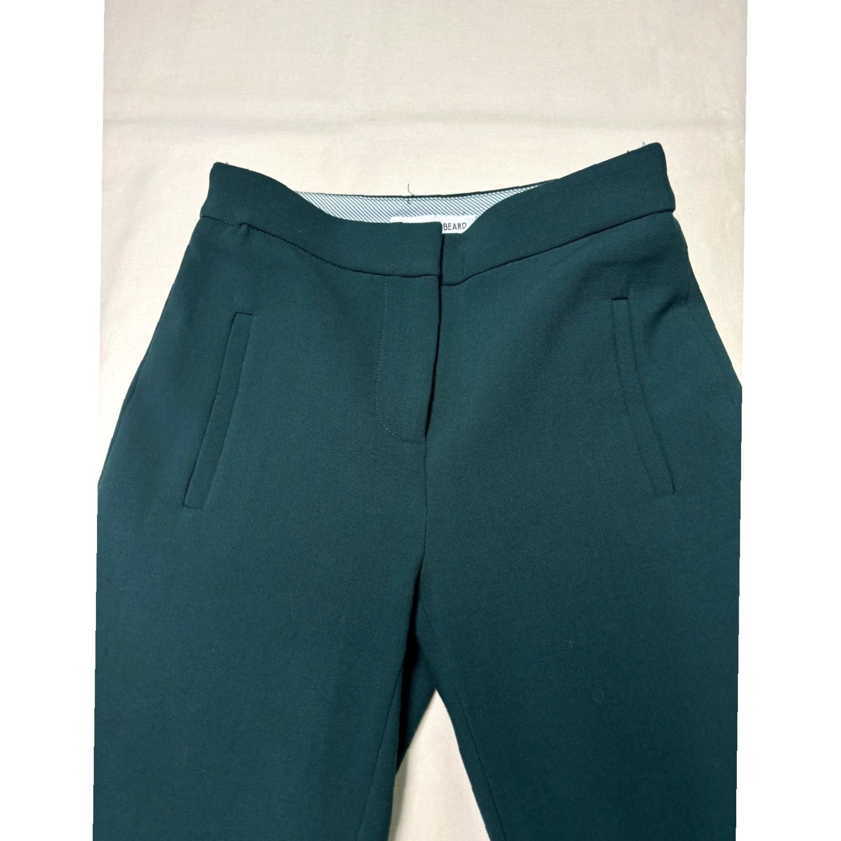 Veronica Beard Veronica Beard Green Pants Dress Pants Flare Leg Dark Forest Green 00 W24 L27 Women Size 24" / US 00 / IT 34 - 2 Thumbnail