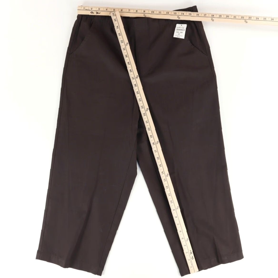 Orvis Orvis Crop Everyday Tencel Microfiber Chino Pants Brown Women's M Size 32" / US 10 / IT 46 - 3 Thumbnail
