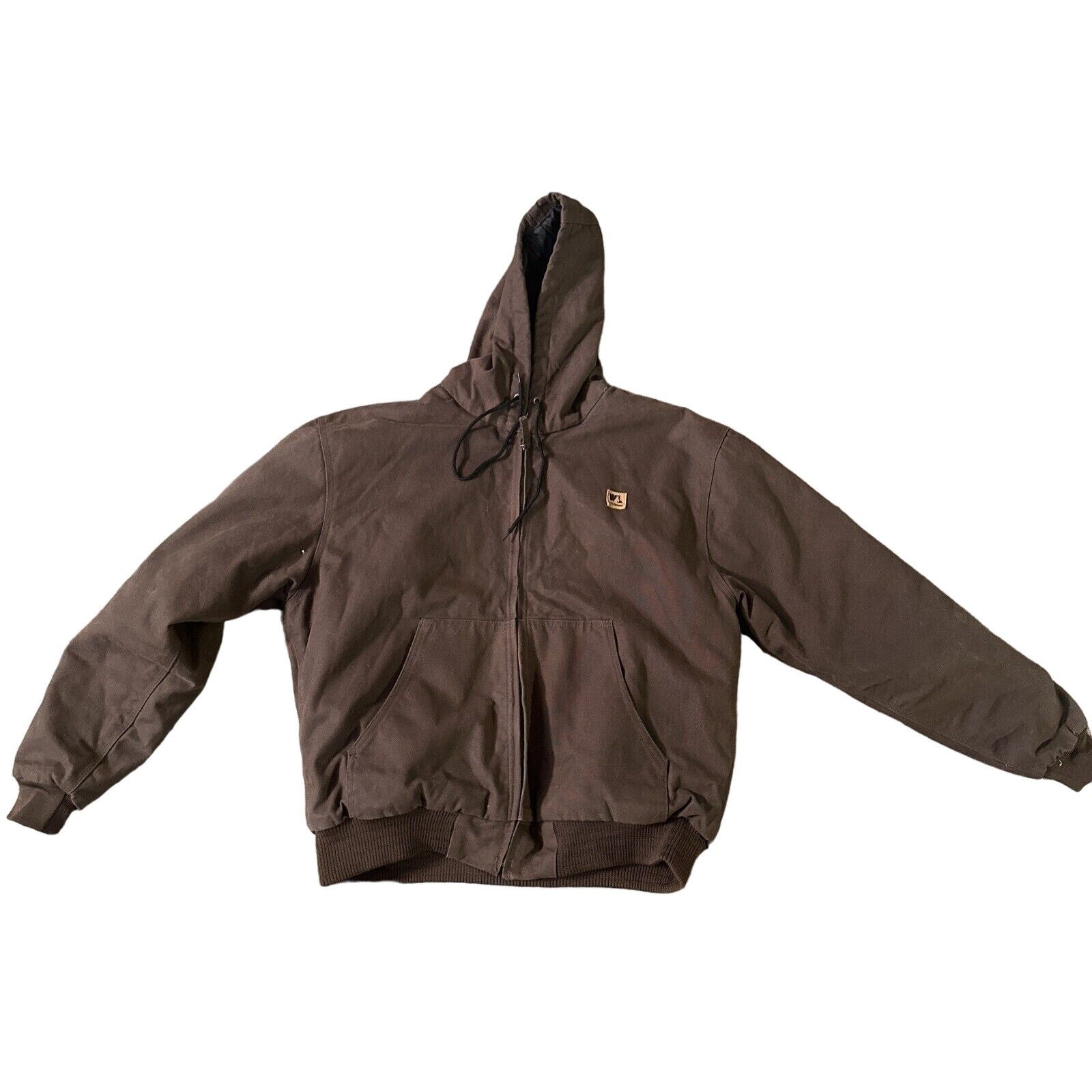 Carhartt Wells Lamont brown workwear jacket size Large Size US L / EU 52-54 / 3 - 1 Thumbnail