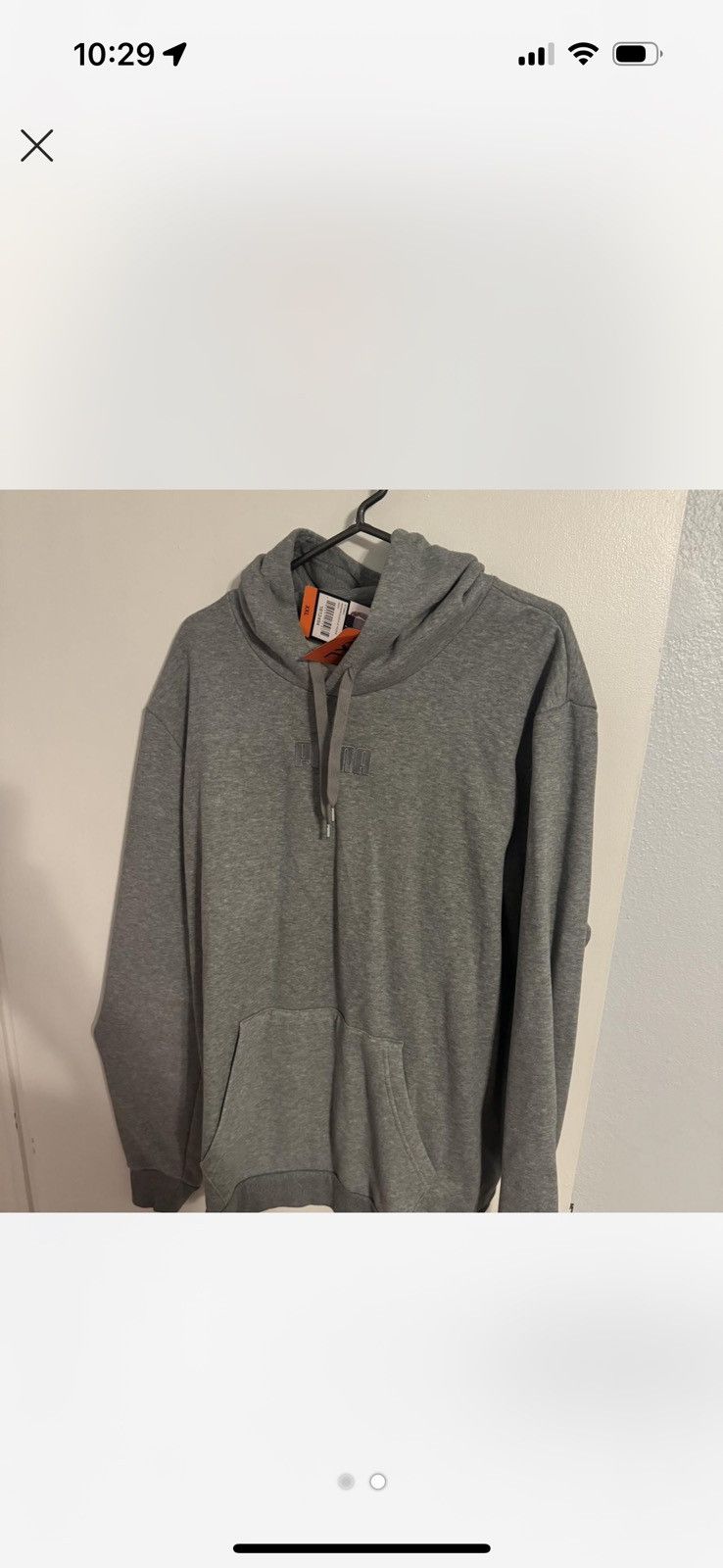 Puma Grey Puma hoodie with drawstrings Size US XXL / EU 58 / 5 - 2 Thumbnail