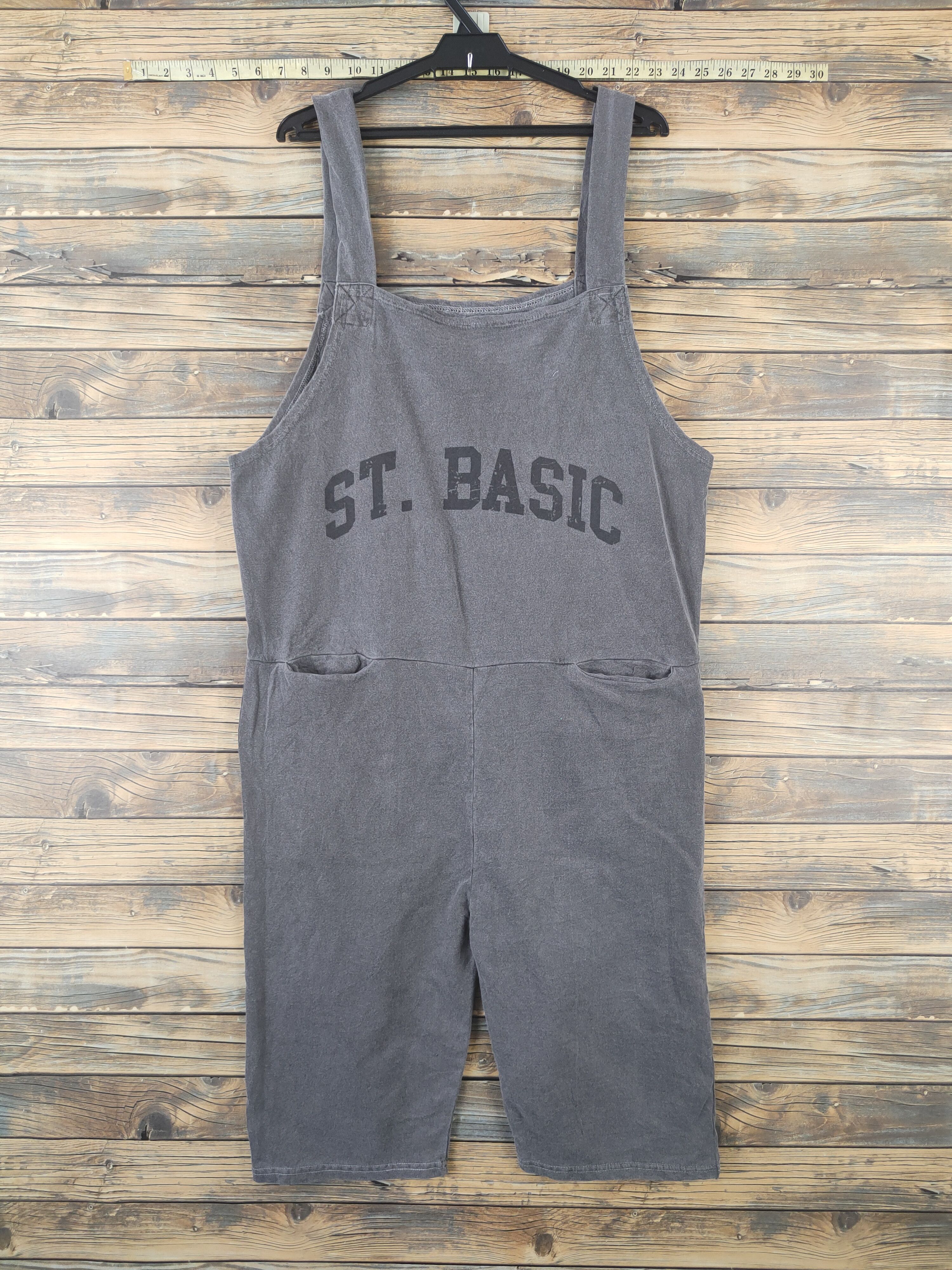 Japanese Brand × Vintage Retro Vintage by Japanese Brand Gray Coverall Jumpsuits Size 41" - 1 Thumbnail