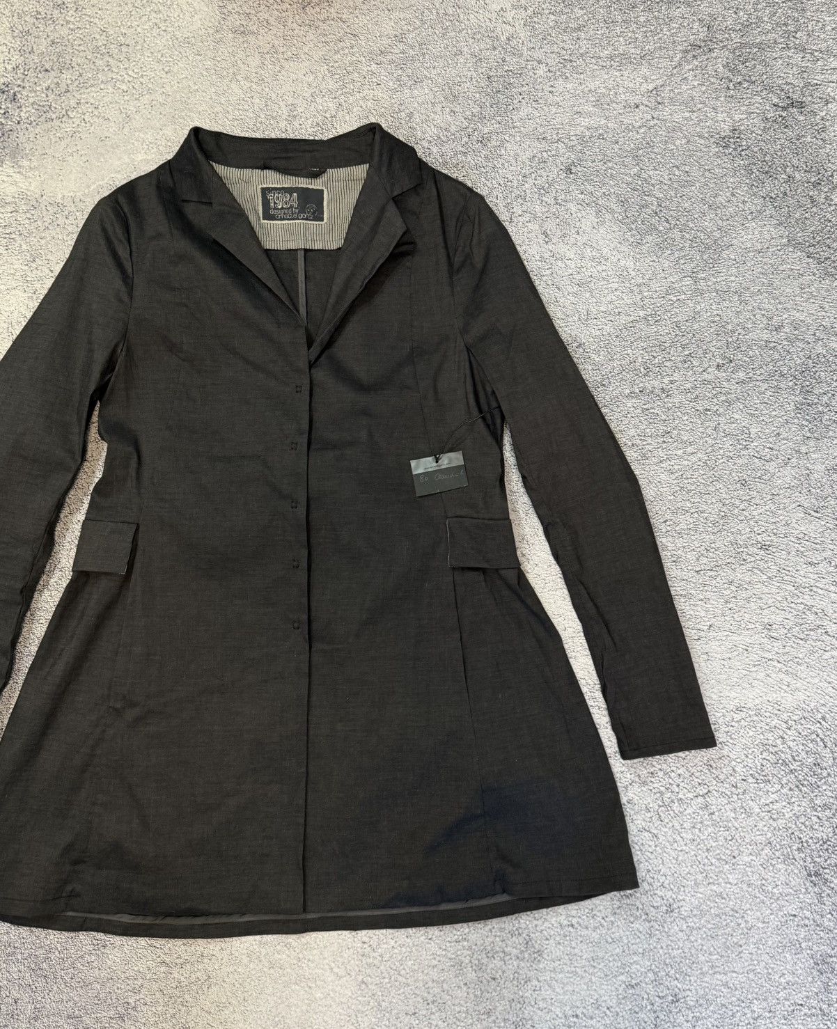 Annette Gortz Annette Gortz Women’s Blazer Shirt Dress Linen Germany 38 Size M / US 6-8 / IT 42-44 - 6 Thumbnail