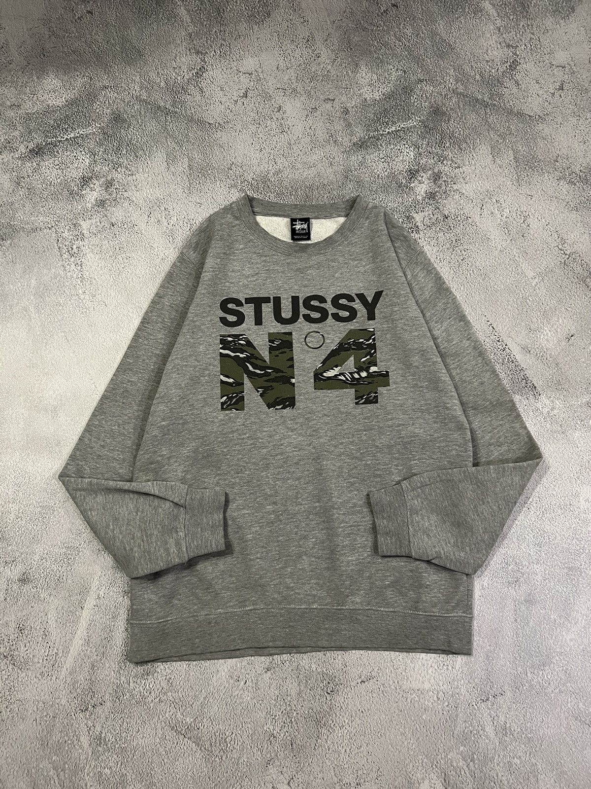 Stussy Vintage Y2k Stussy N4 Reflective Big Logo Sweatshirt 00’s Size US M / EU 48-50 / 2 - 5 Thumbnail