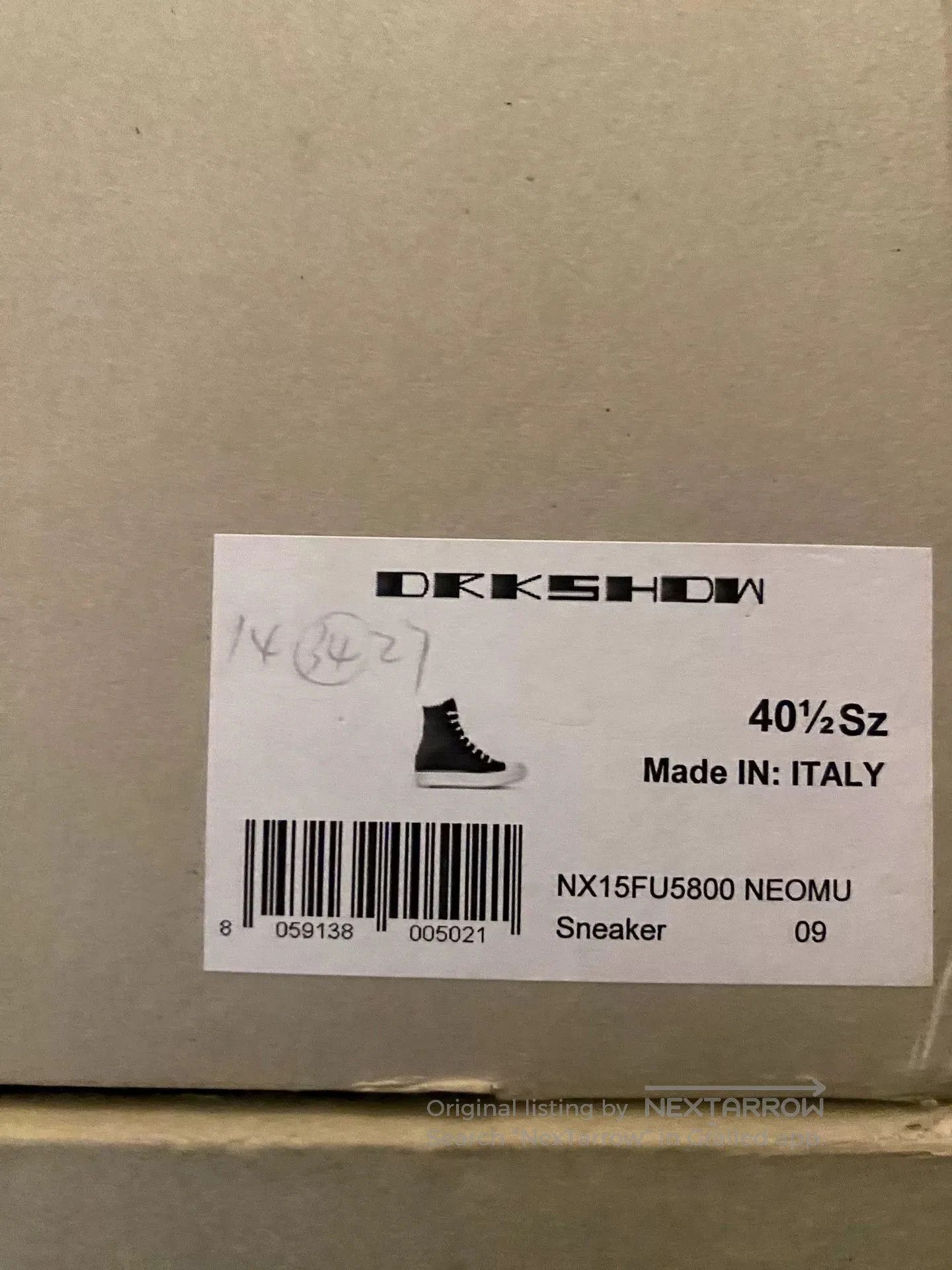 Rick Owens rick owens high. Size US 9.5 / EU 42-43 - 7 Thumbnail