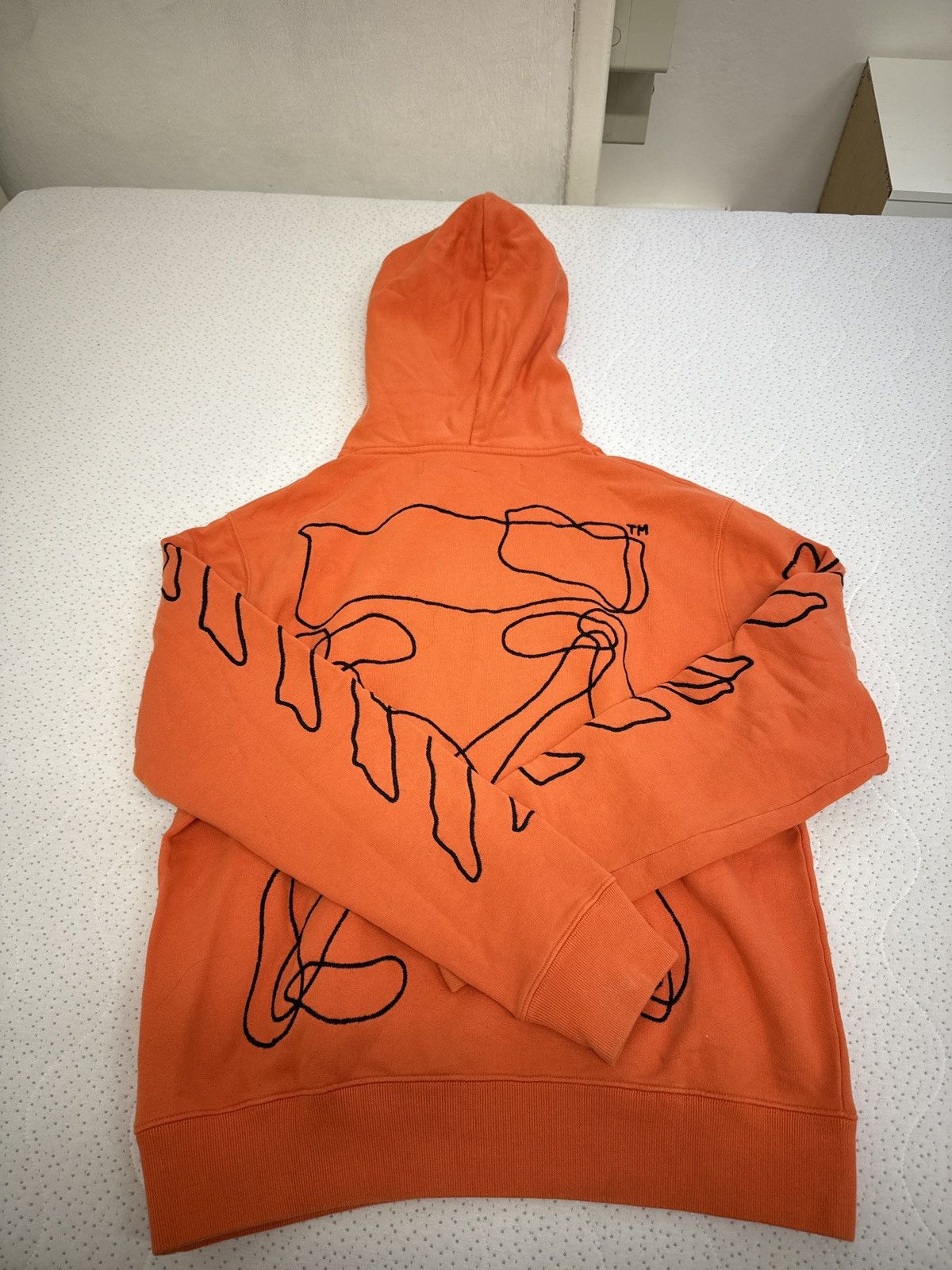 Off-White Felpa Off-White Orange "Abstract Arrows" – Originale – Size US L / EU 52-54 / 3 - 4 Thumbnail
