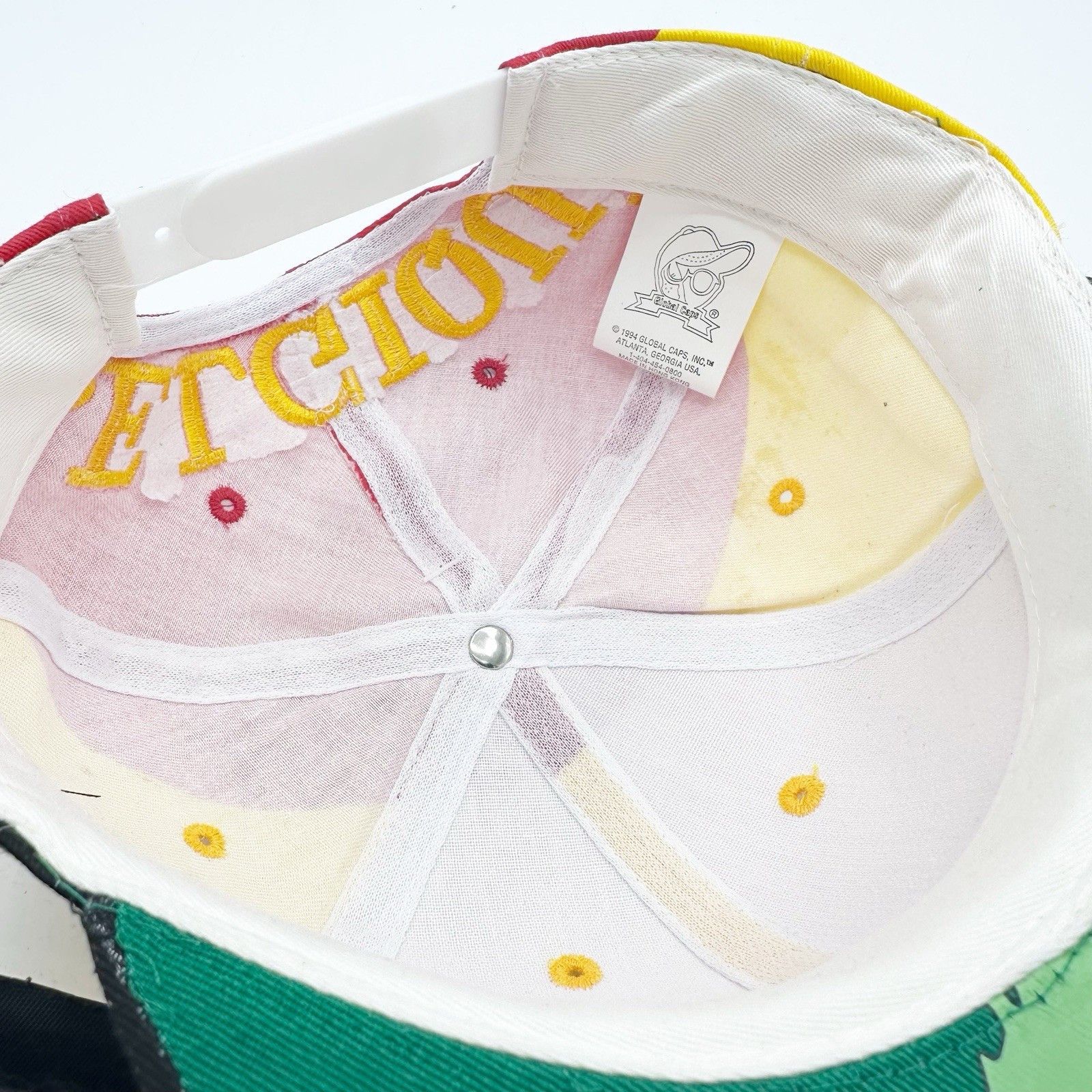 Vintage Vintage 1994 BELGIUM Flag Belgique Snapback Hat World Cup Size ONE SIZE - 8 Thumbnail