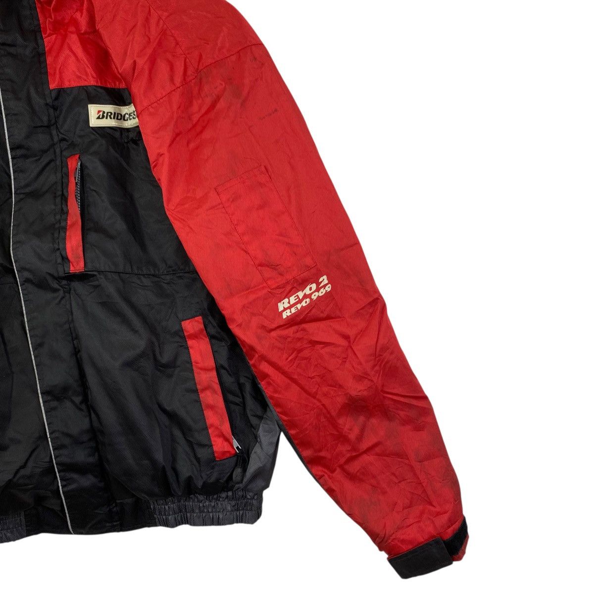 Vintage BLIZZAK BRIDGESTONE Revo GZ Racing Team Formula1 Windbreaker Size US XL / EU 56 / 4 - 7 Thumbnail
