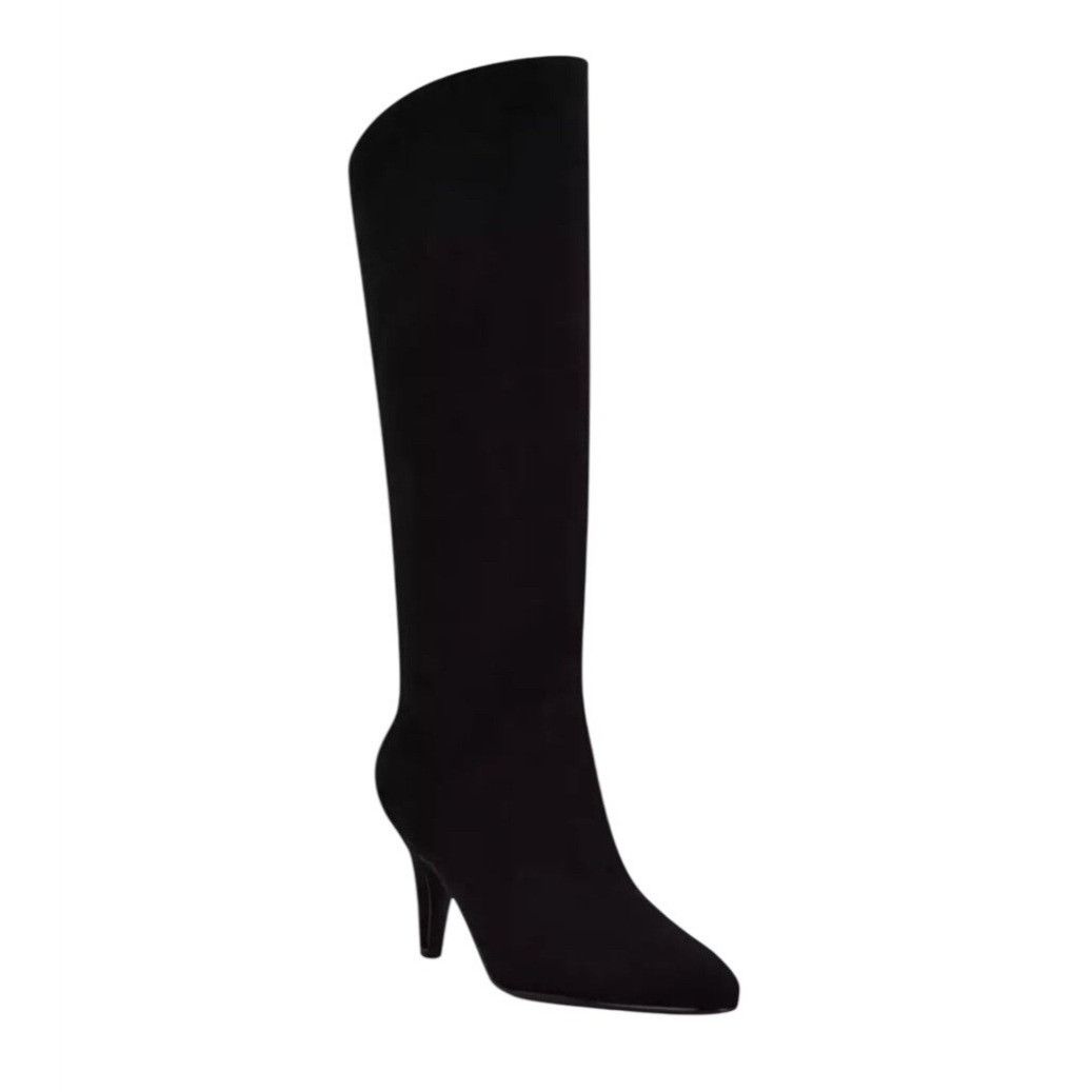 Nine West NINE WEST / Buyah-2 / Black / Suede / Below the Knee / Higth Size US 9.5 / IT 39.5 - 1 Thumbnail
