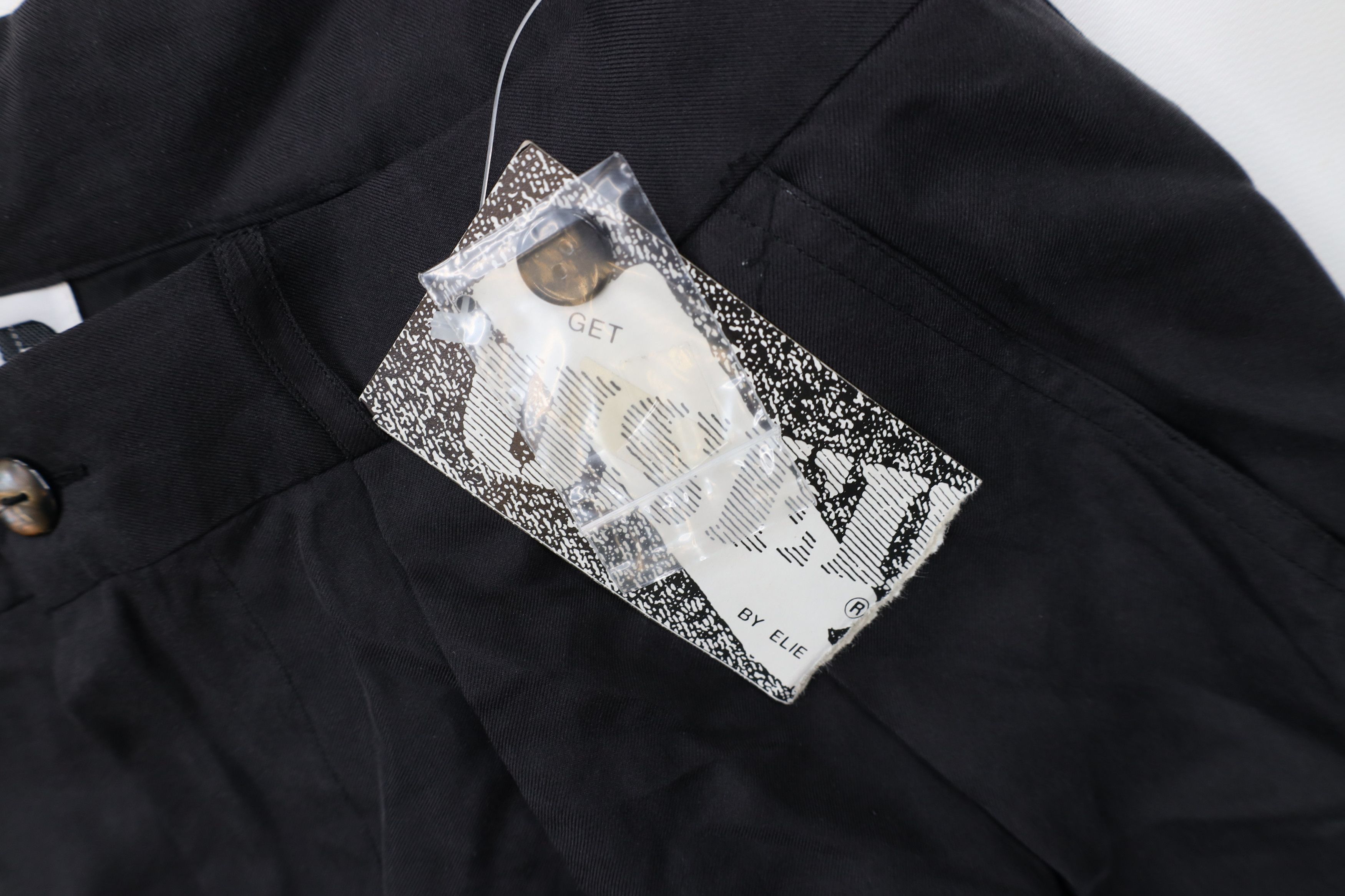 Vintage Deadstock Vintage 90s Streetwear Relaxed Fit Pants Black Size US 32 / EU 48 - 7 Thumbnail