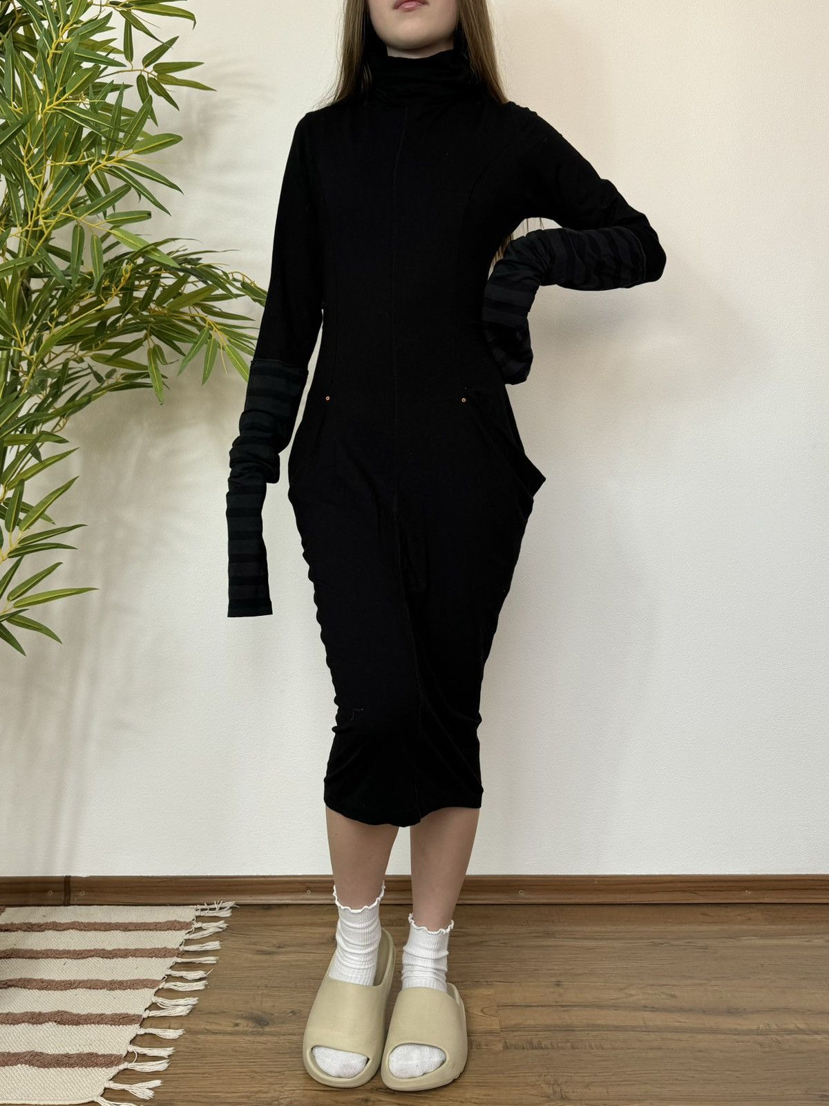 VINTAGE COP COPINE AVANT GARDE MAXI DRESS