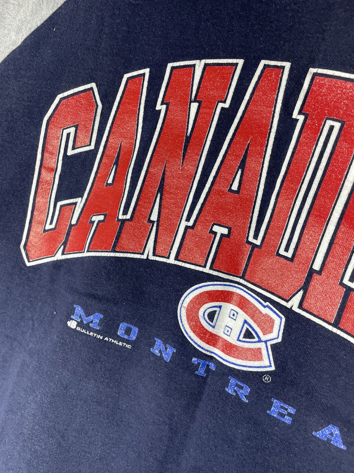 NHL × Vintage NHL Canadiens Montreal vintage T shirt 90s Size US XL / EU 56 / 4 - 5 Thumbnail