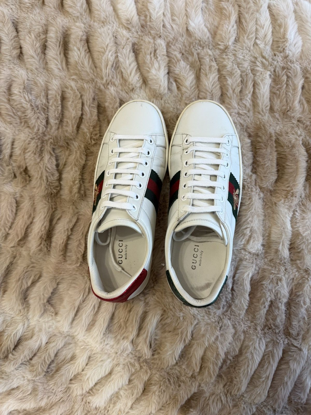 Gucci Women's Gucci Ace sneaker with bee Size US 6 / IT 36 - 5 Thumbnail