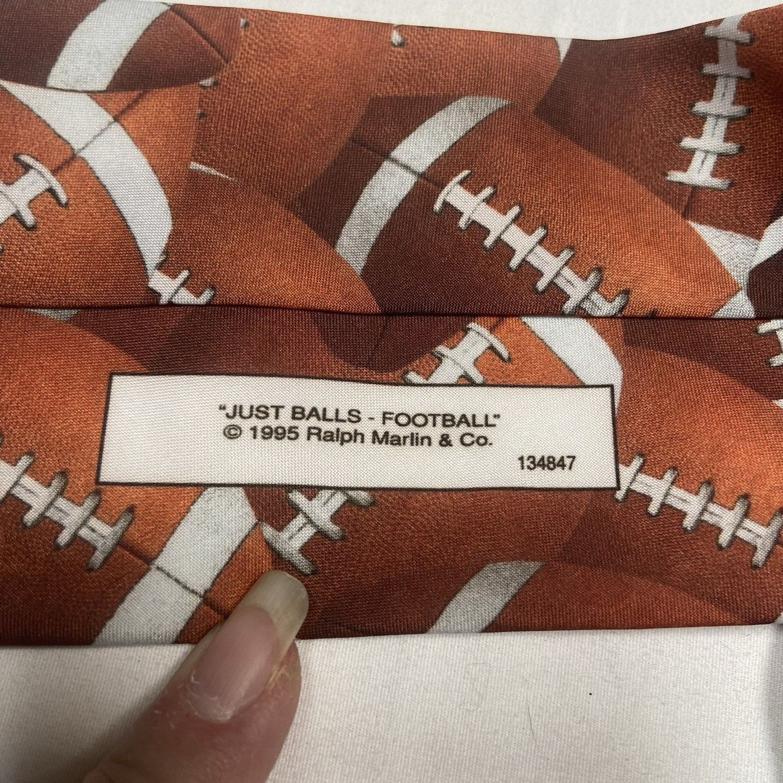 Ralph Marlin Ralph Marlin Tie Mens OS Just Balls 1995 Vintage NEW Size ONE SIZE - 3 Thumbnail