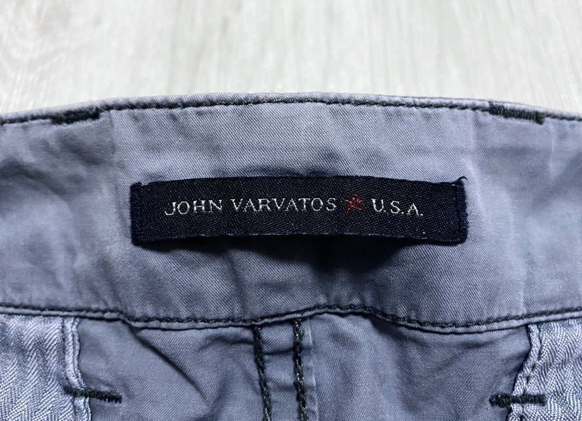 John Varvatos John Varvatos Cotton Chino Shorts Washed Gray Casual Size US 32 / EU 48 - 6 Thumbnail