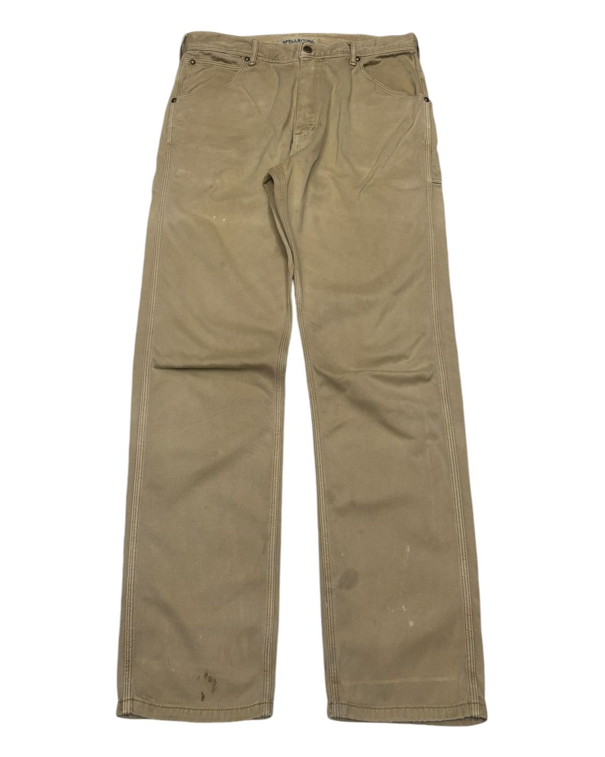 Hysteric Glamour SPELLBOUND FADED BROWN PAINTER PANTS Size US 31 - 1 Thumbnail