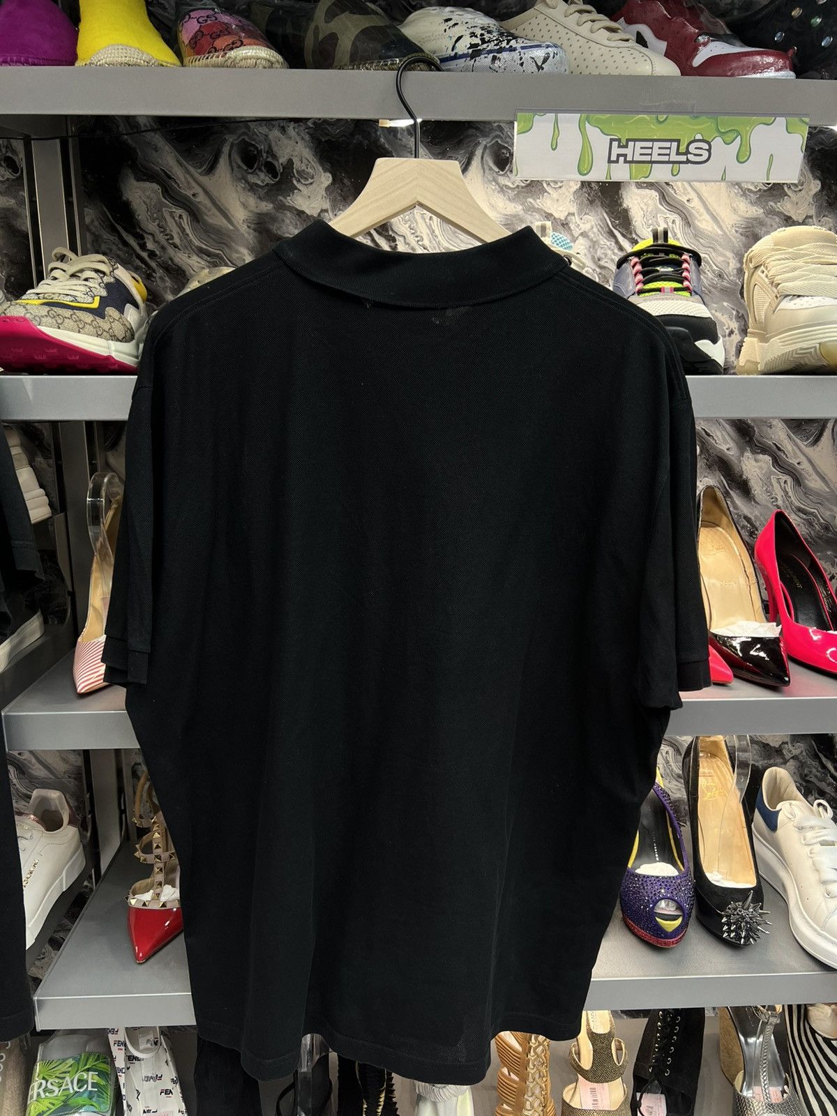 Dior Dior Black Polo Tee Short Sleeve Size US XXL / EU 58 / 5 - 2 Thumbnail