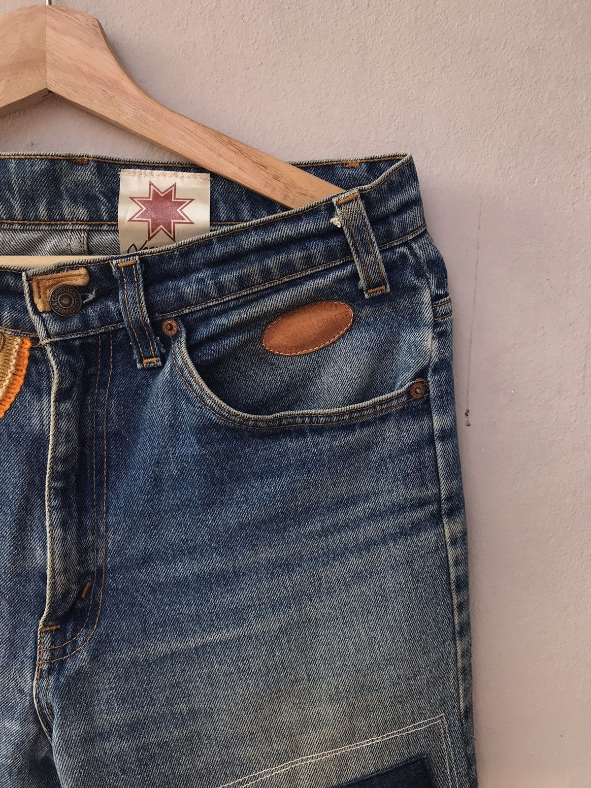 Levi's Vintage Levis Patchwork Denim custom sashiko Size US 32 / EU 48 - 3 Thumbnail