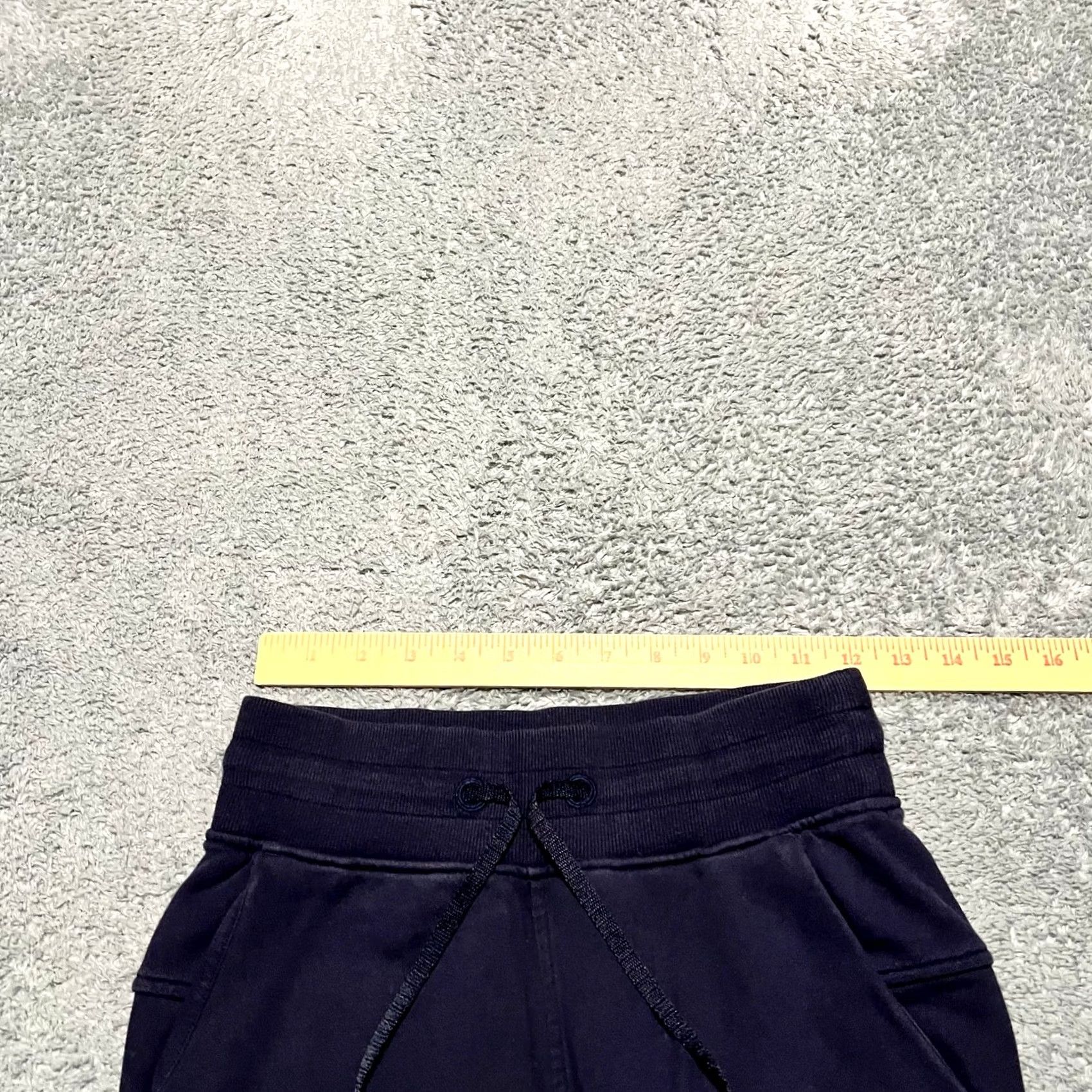 Lululemon Lululemon Warm Down Jogger Pants Womens 2 7/8 Blue Cotton Terry Sweatpants Size 26" / US 2 / IT 38 - 6 Thumbnail